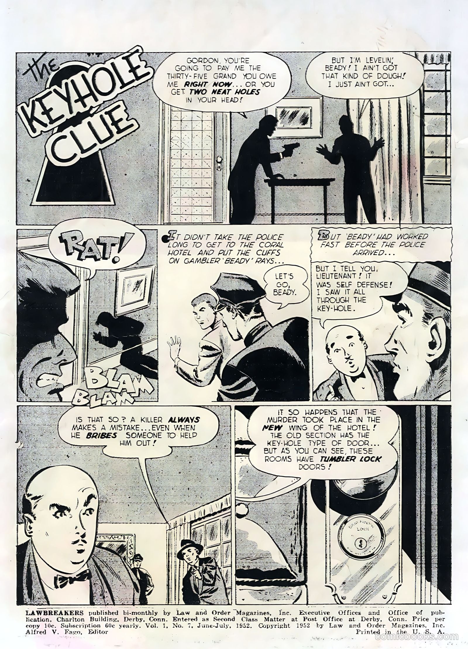 Lawbreakers #7 (1952) — page 2 of 36