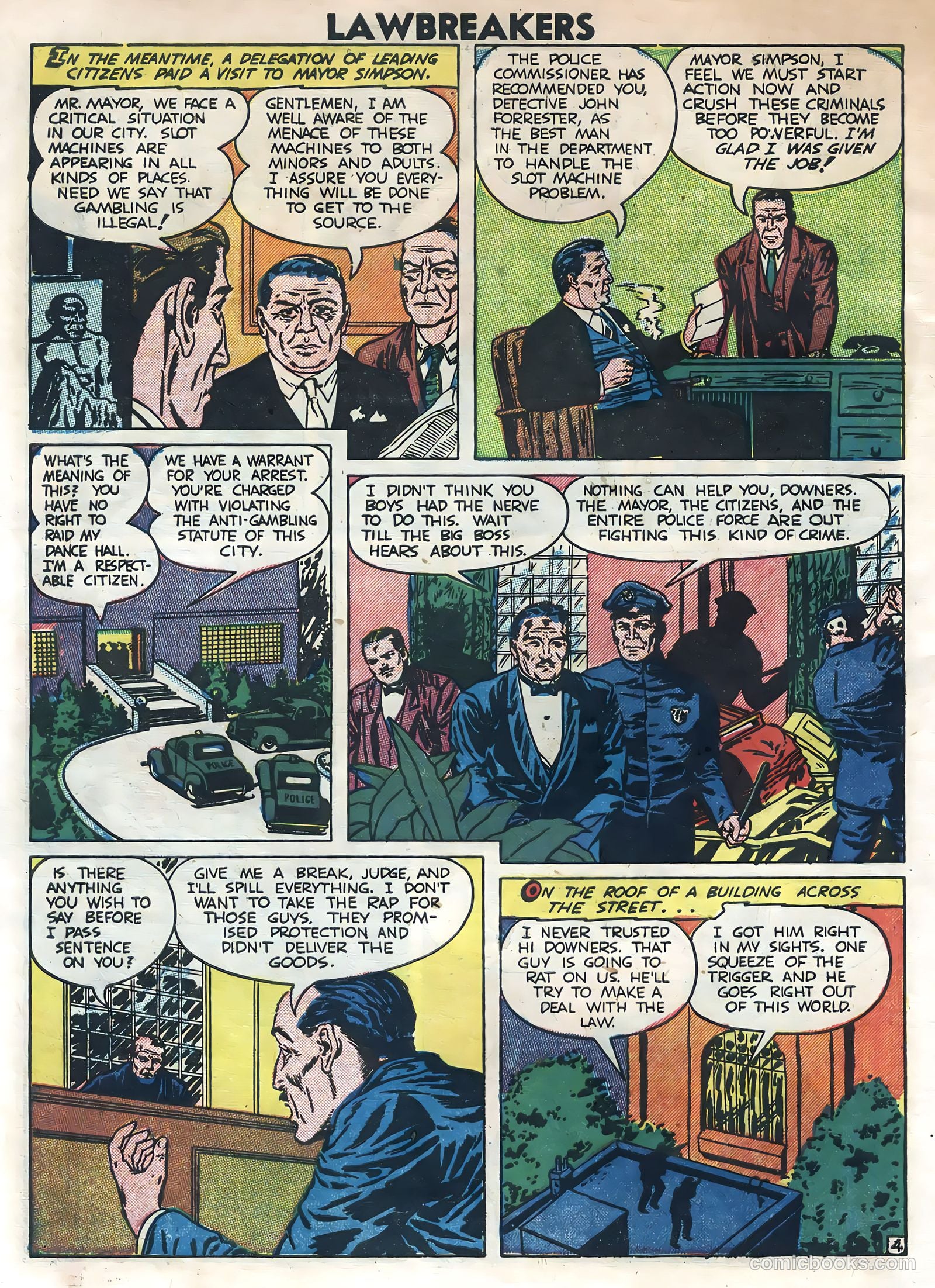 Lawbreakers #7 (1952) — page 6 of 36