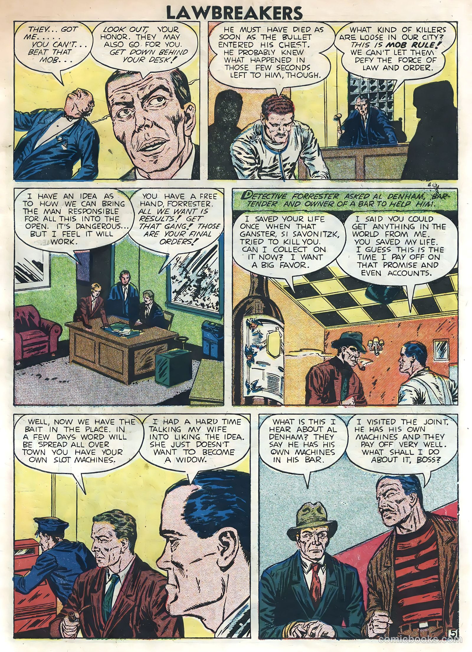 Lawbreakers #7 (1952) — page 7 of 36