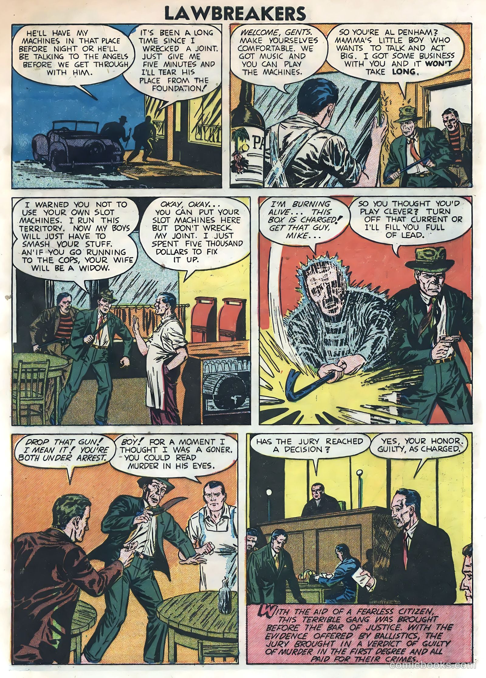 Lawbreakers #7 (1952) — page 9 of 36