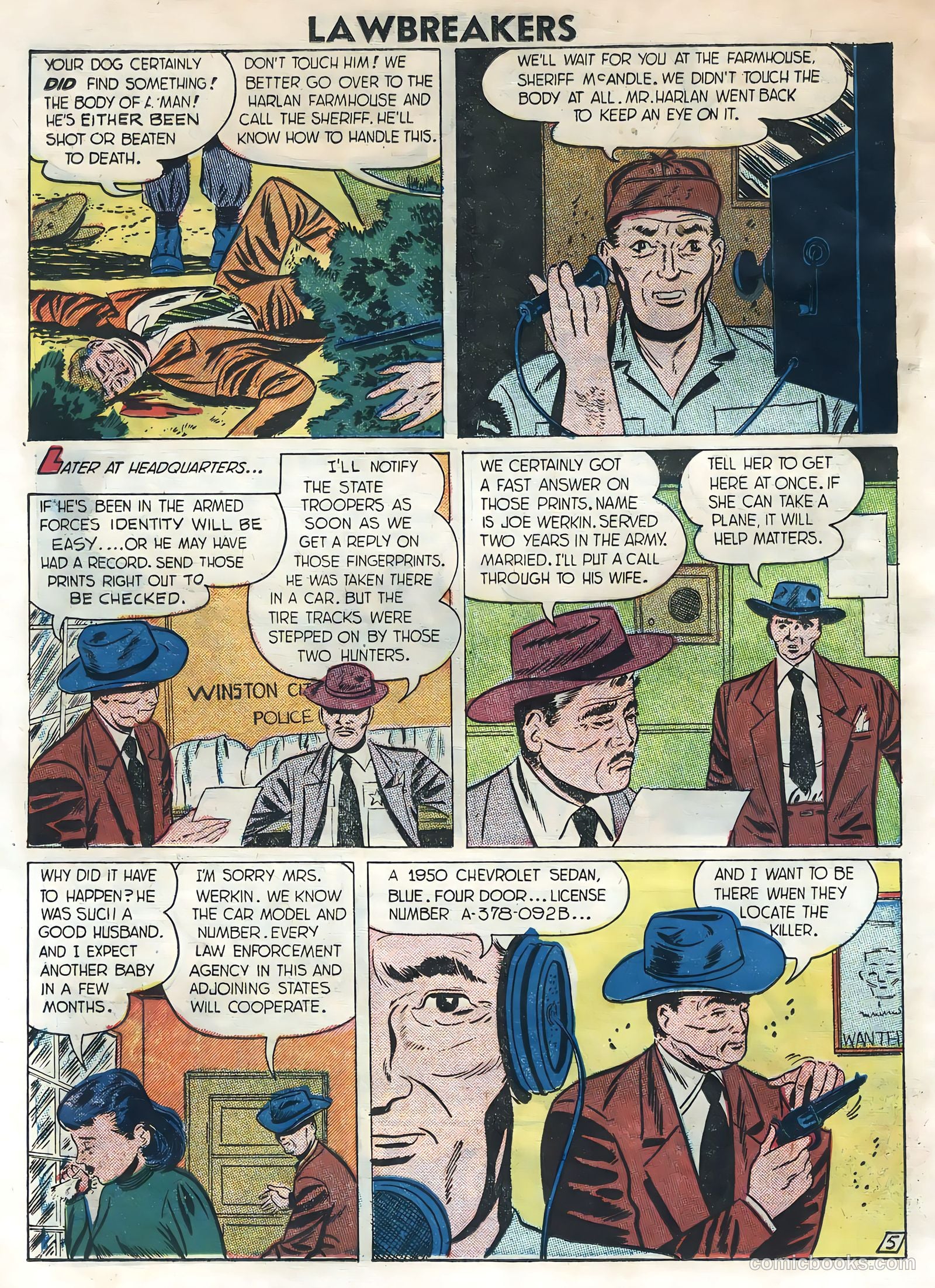Lawbreakers #7 (1952) — page 14 of 36