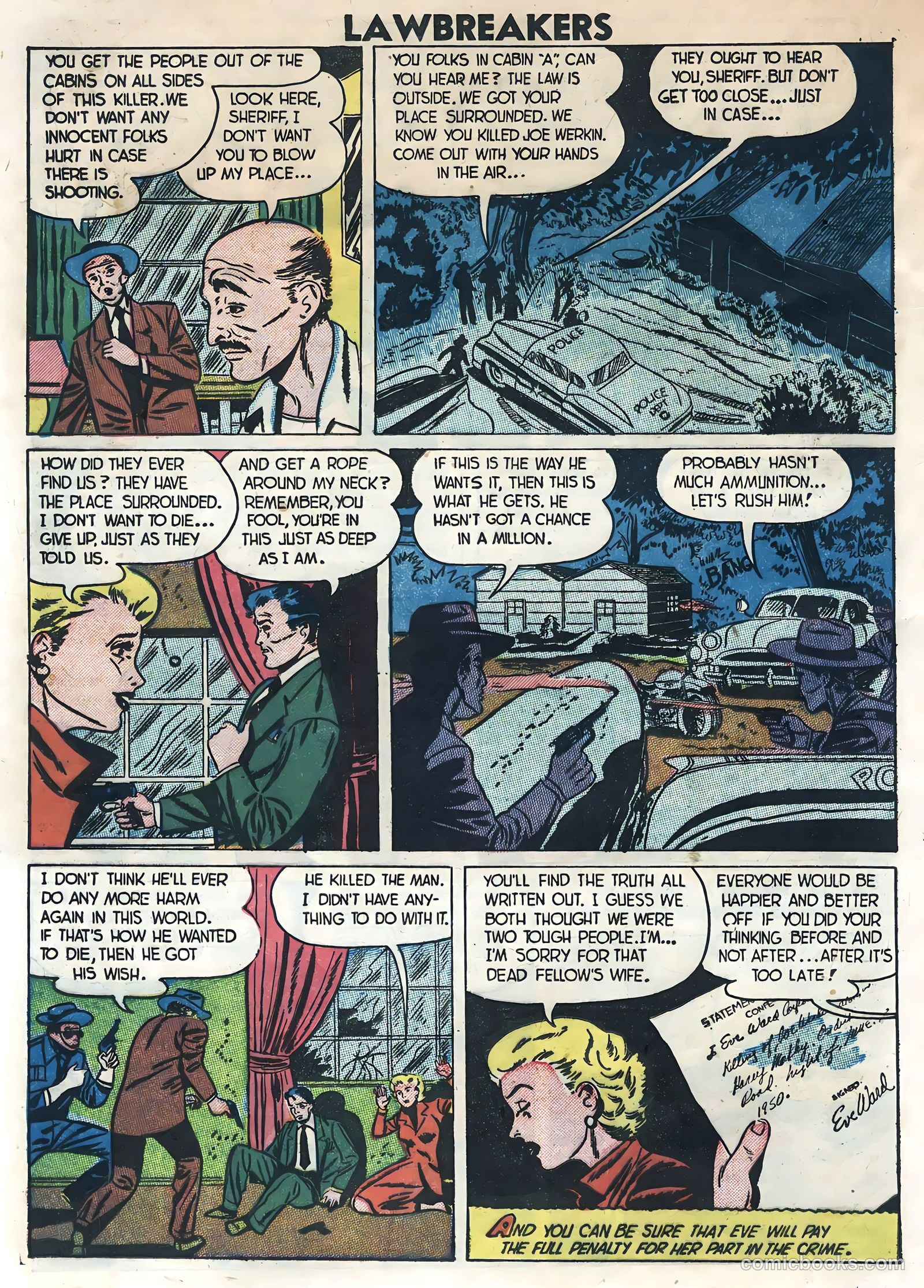 Lawbreakers #7 (1952) — page 16 of 36