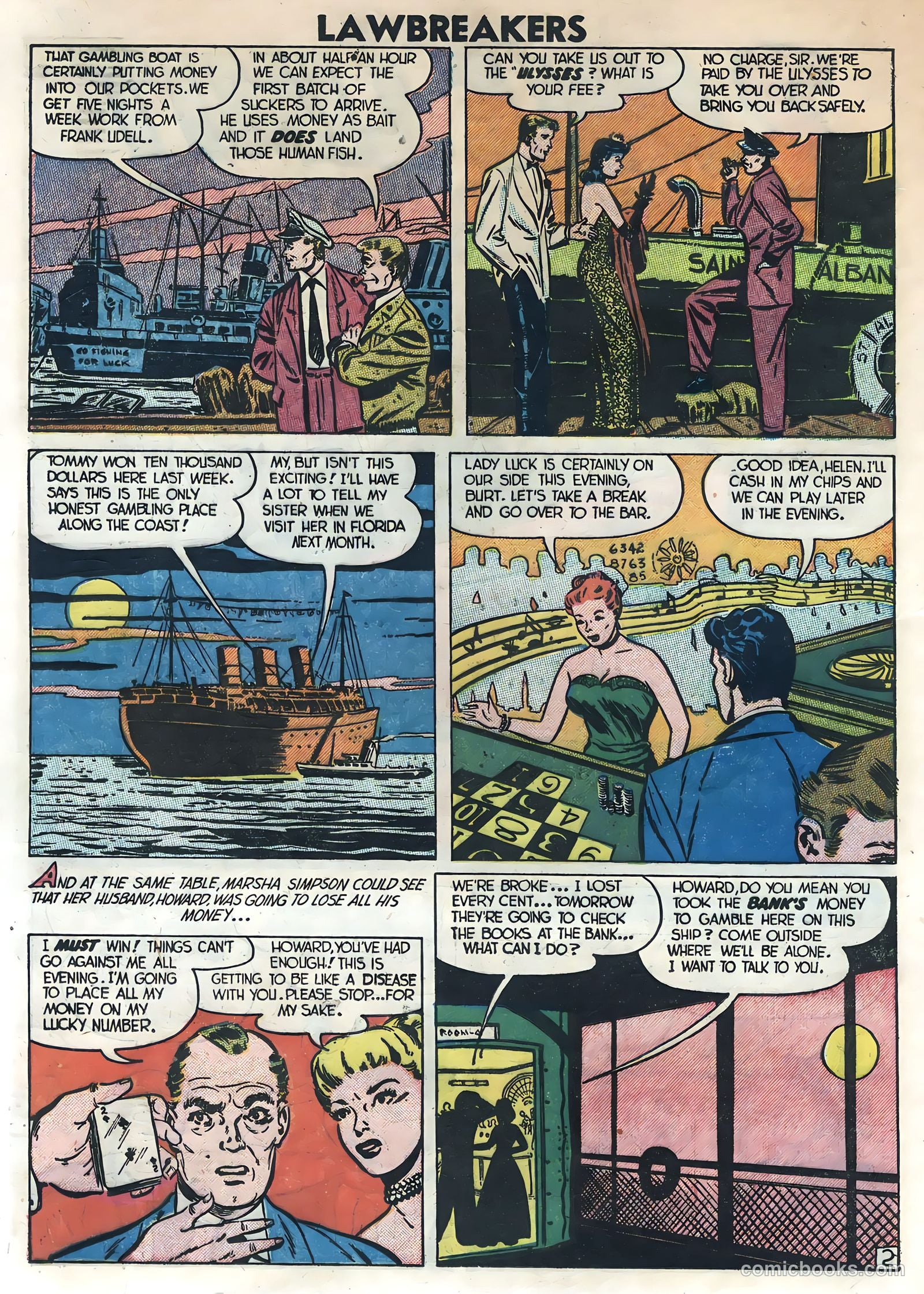 Lawbreakers #7 (1952) — page 20 of 36