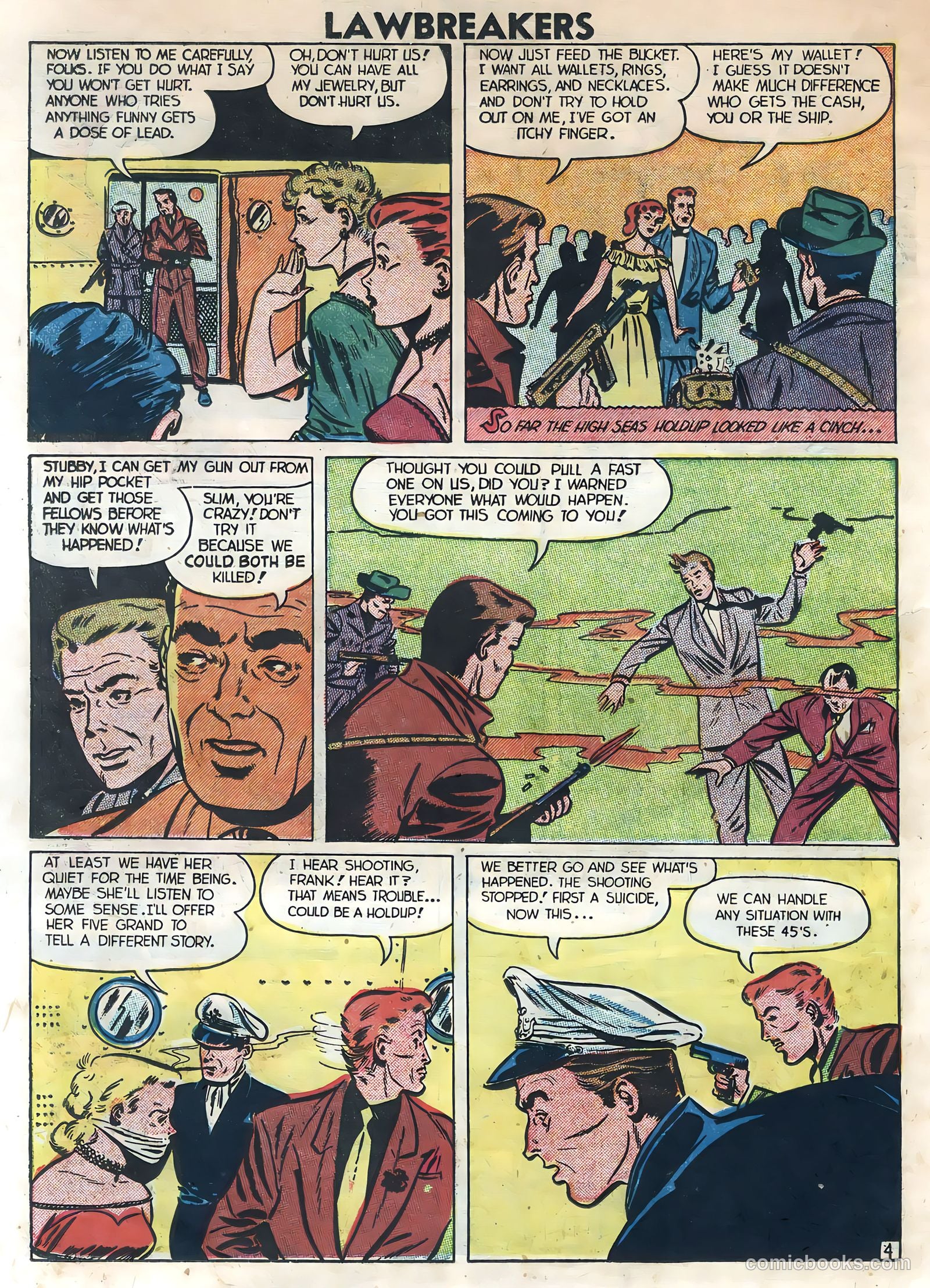 Lawbreakers #7 (1952) — page 22 of 36
