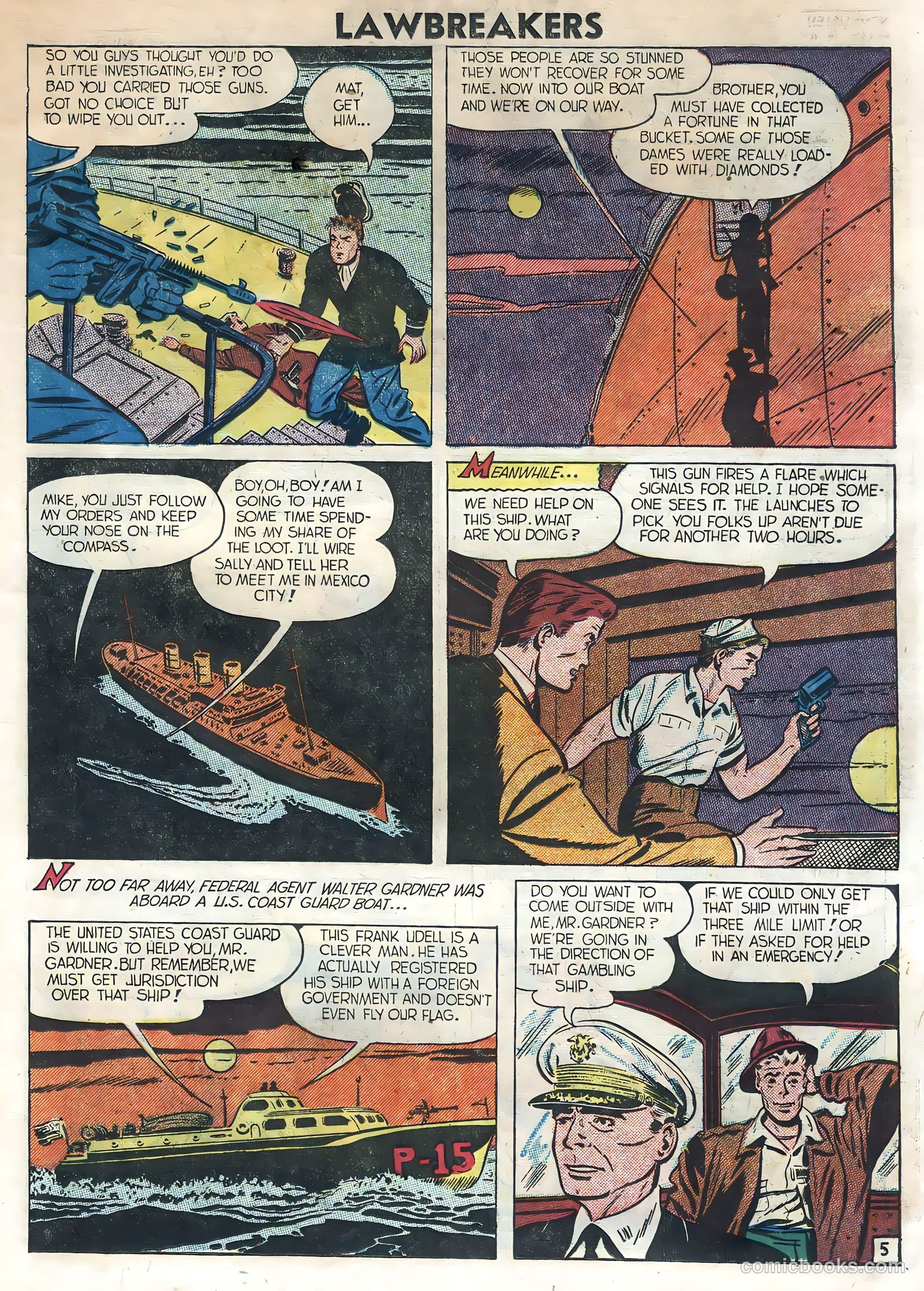 Lawbreakers #7 (1952) — page 23 of 36