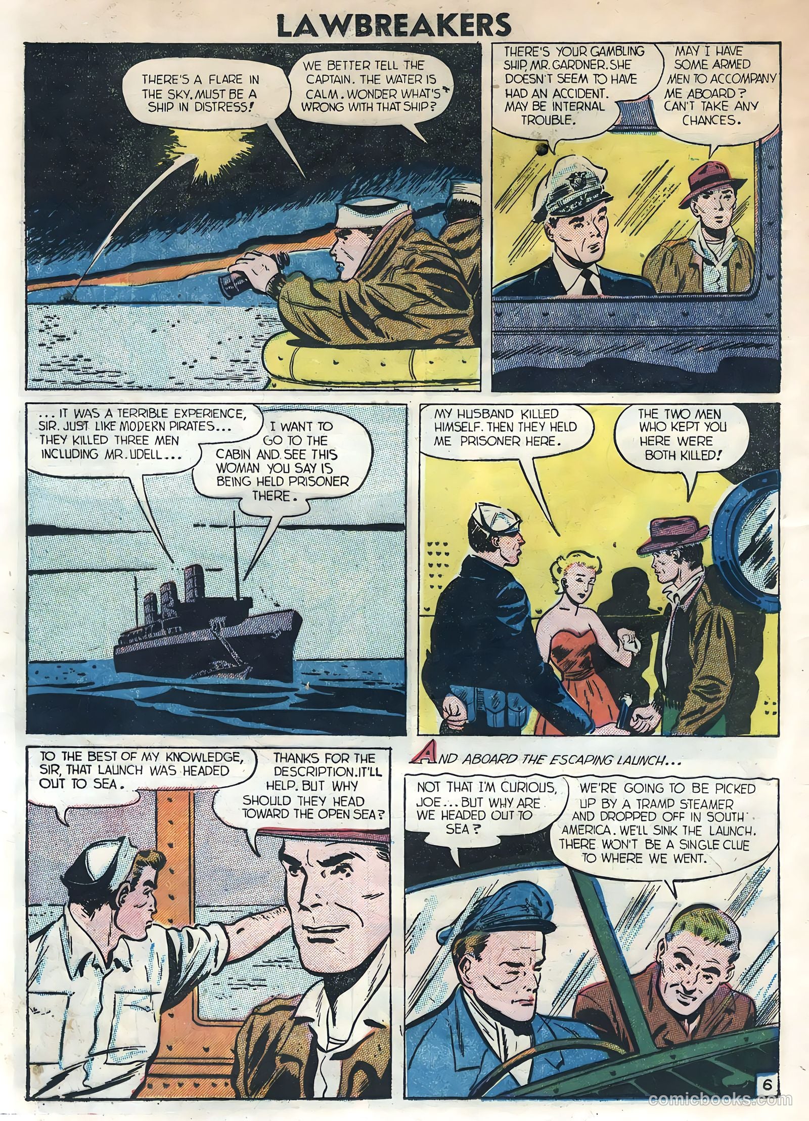 Lawbreakers #7 (1952) — page 24 of 36