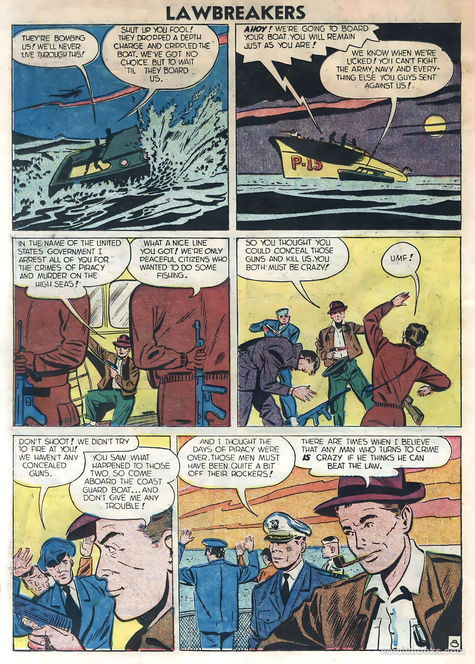 Lawbreakers #7 (1952) — page 26 of 36