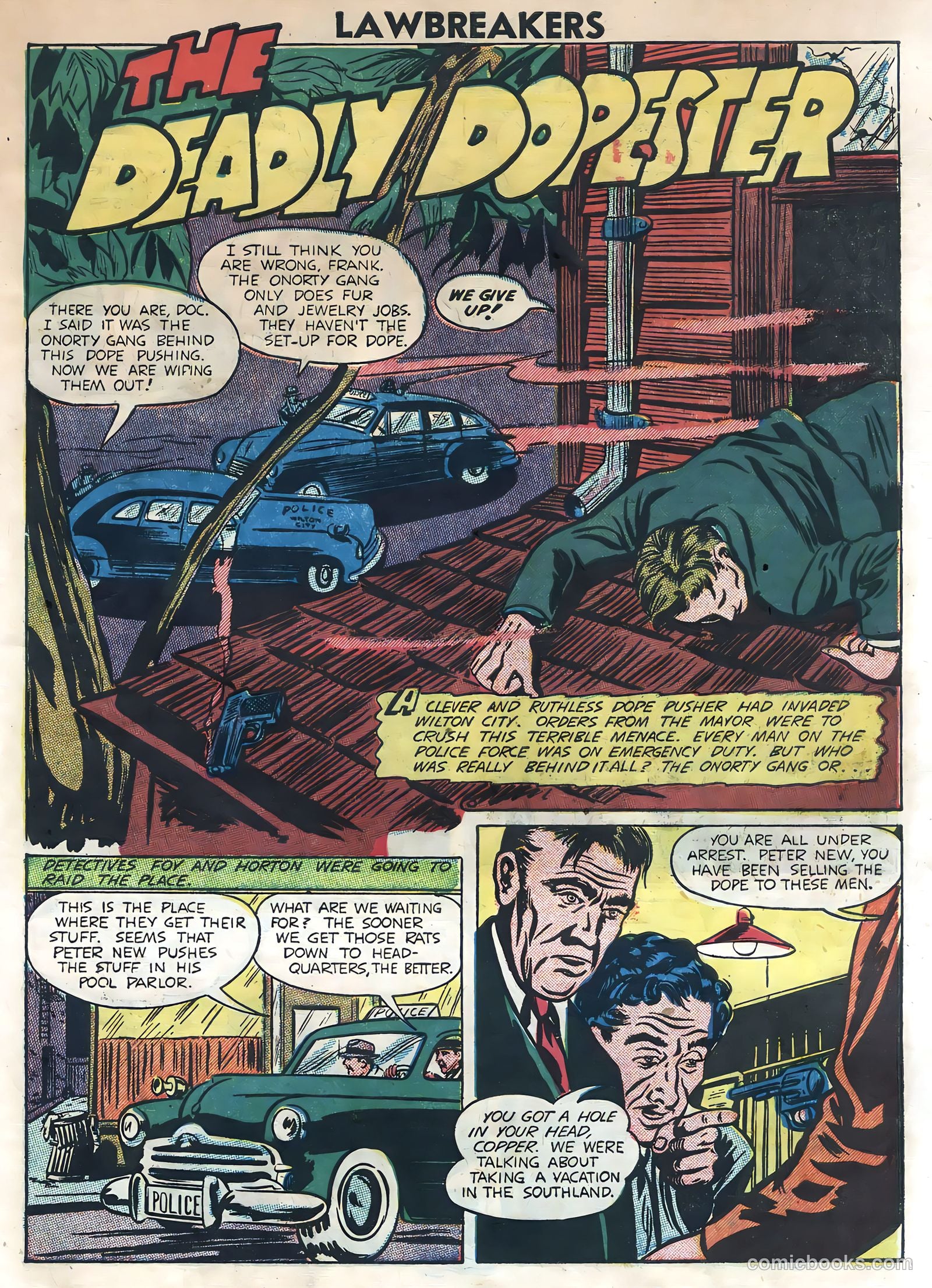 Lawbreakers #7 (1952) — page 27 of 36