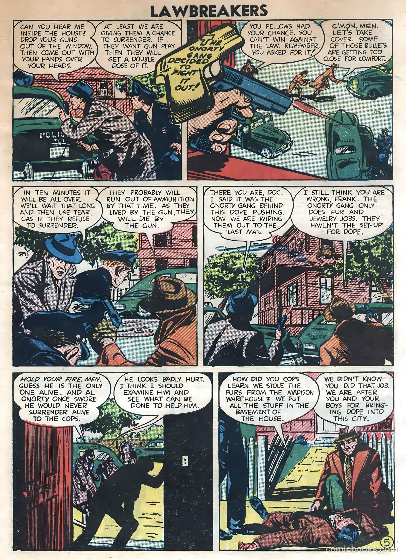 Lawbreakers #7 (1952) — page 31 of 36
