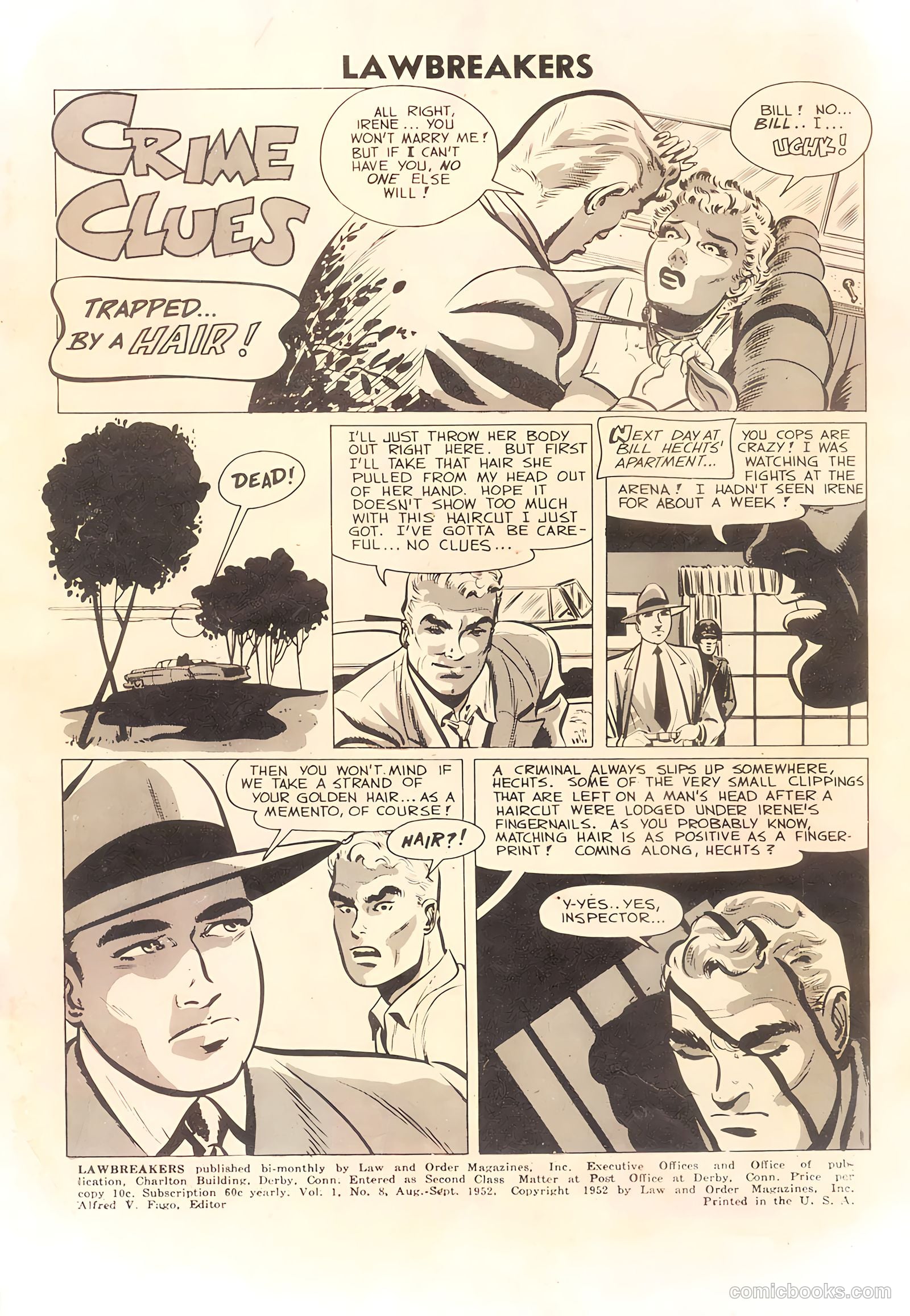 Lawbreakers #8 (1952) — page 2 of 36