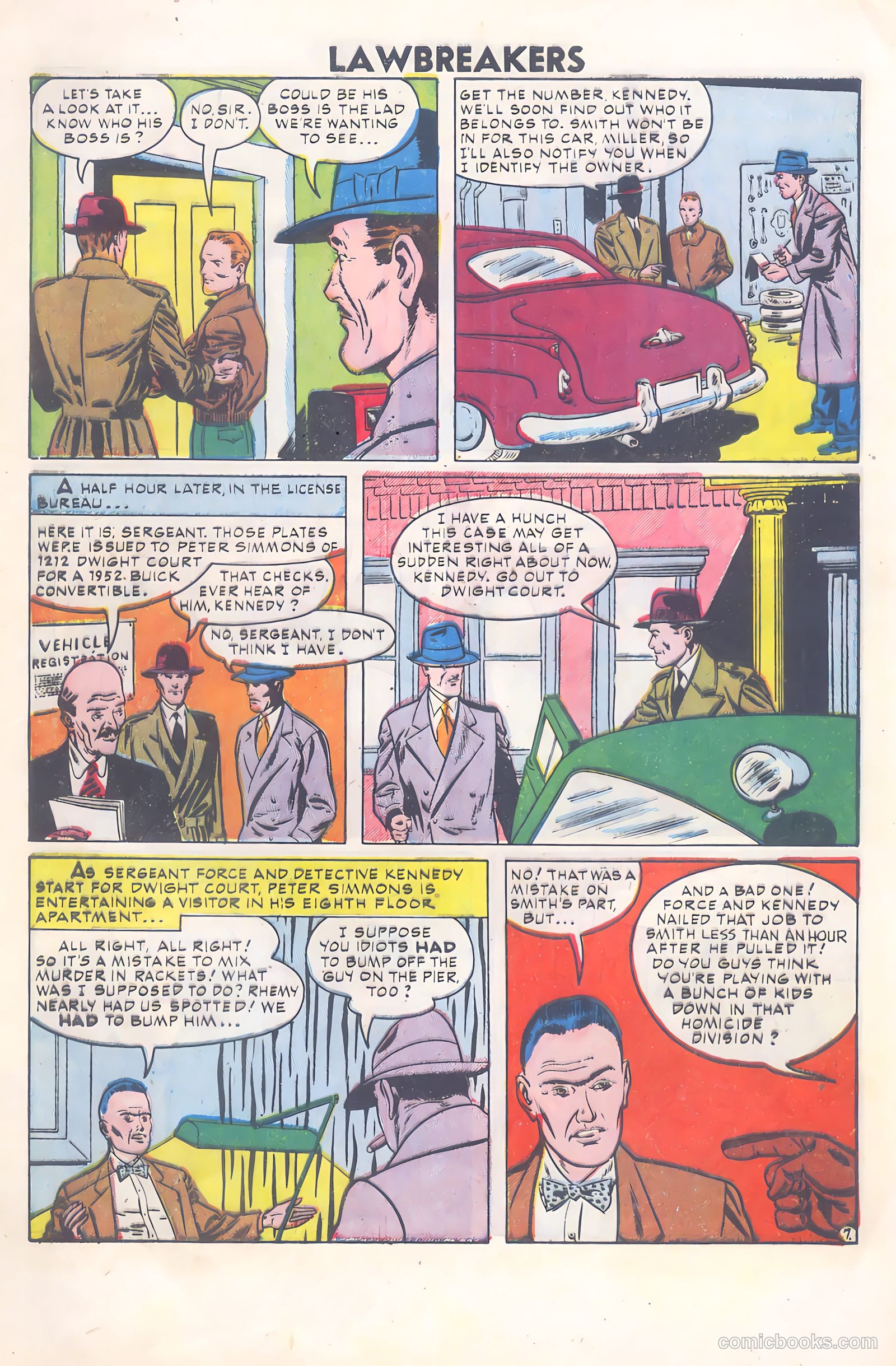 Lawbreakers #8 (1952) — page 9 of 36
