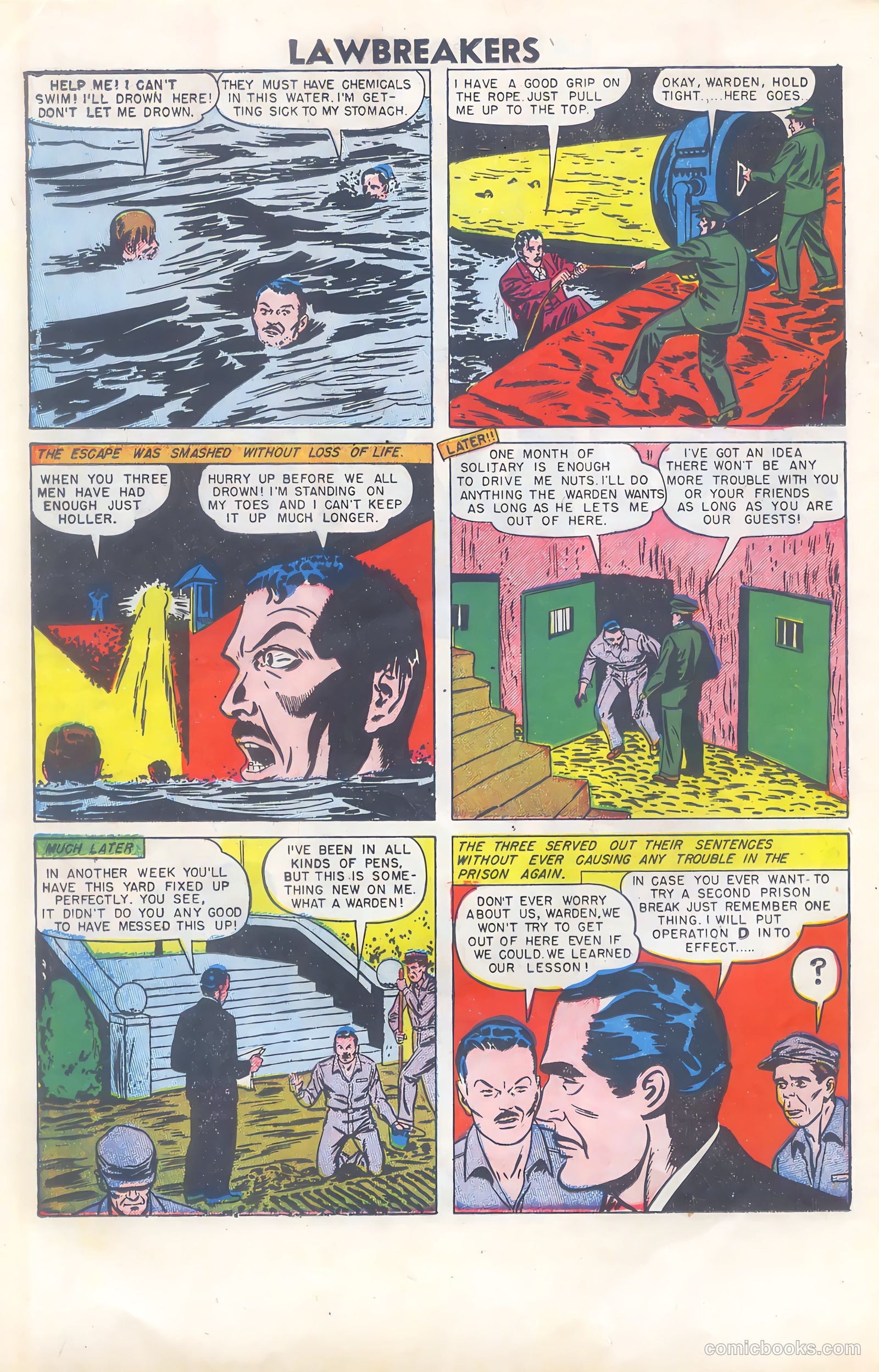 Lawbreakers #8 (1952) — page 18 of 36