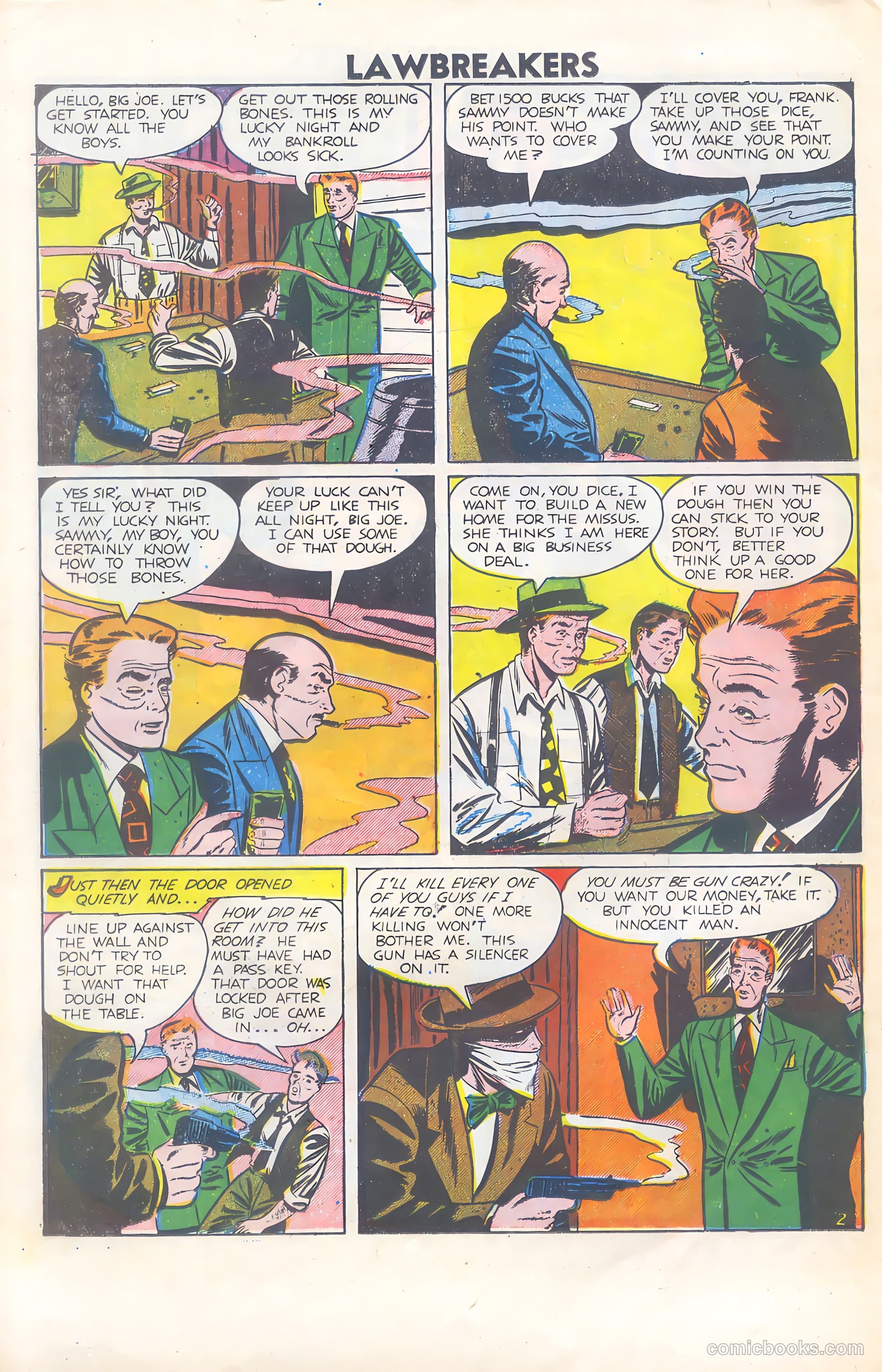 Lawbreakers #8 (1952) — page 22 of 36