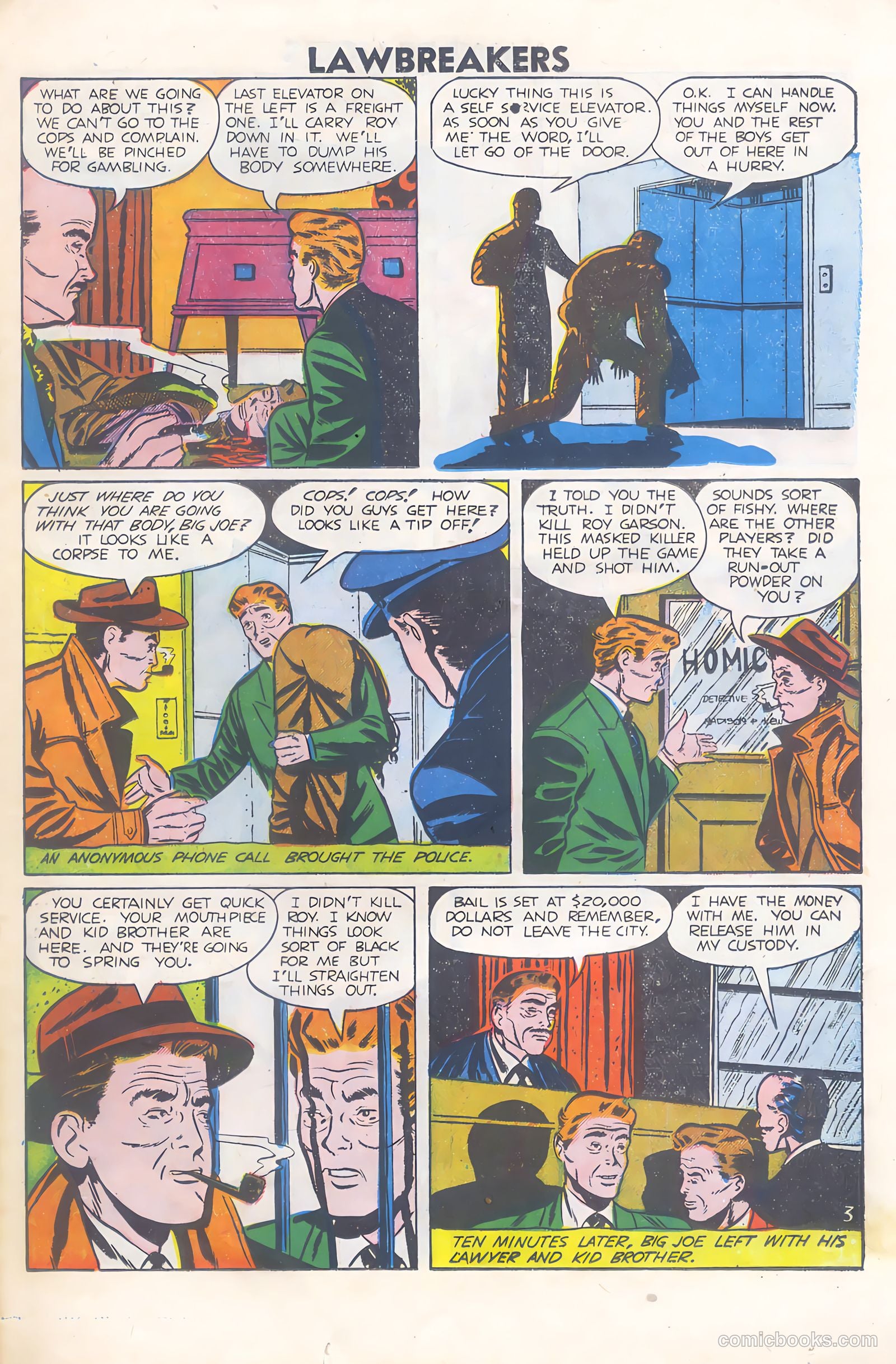 Lawbreakers #8 (1952) — page 23 of 36