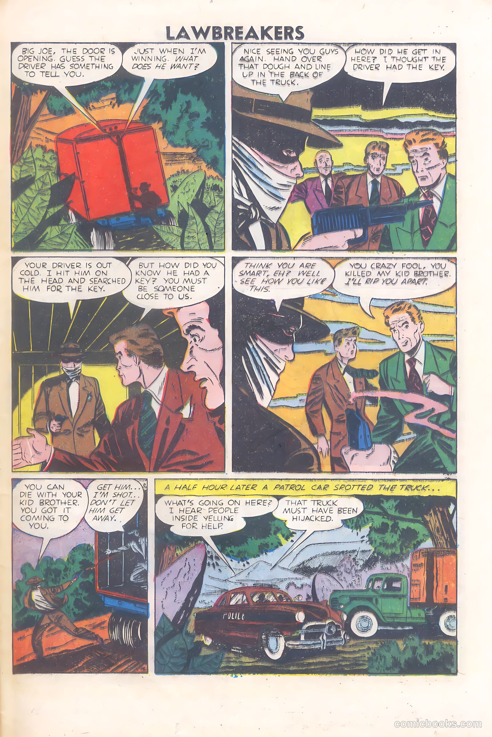 Lawbreakers #8 (1952) — page 25 of 36