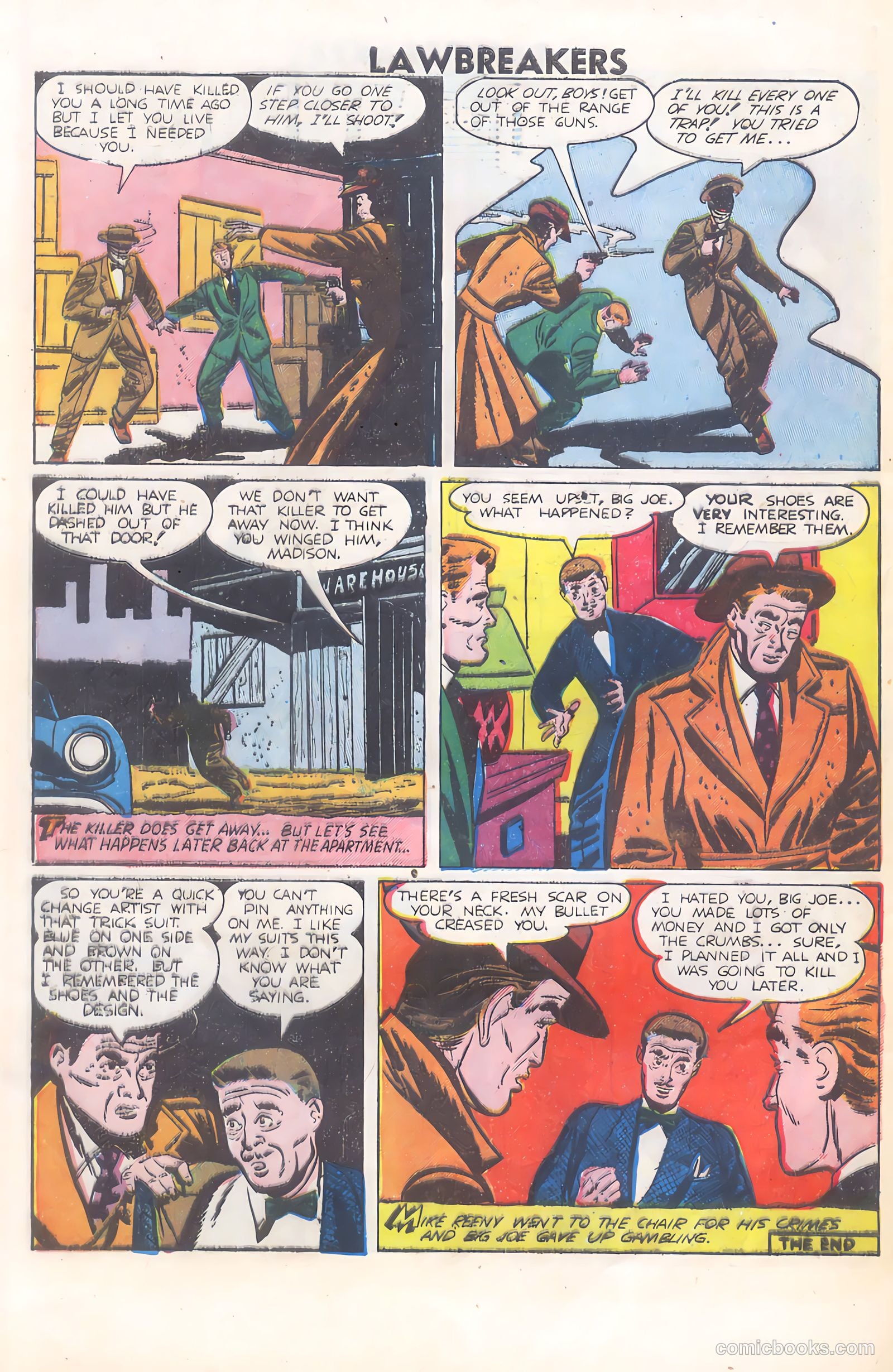 Lawbreakers #8 (1952) — page 28 of 36