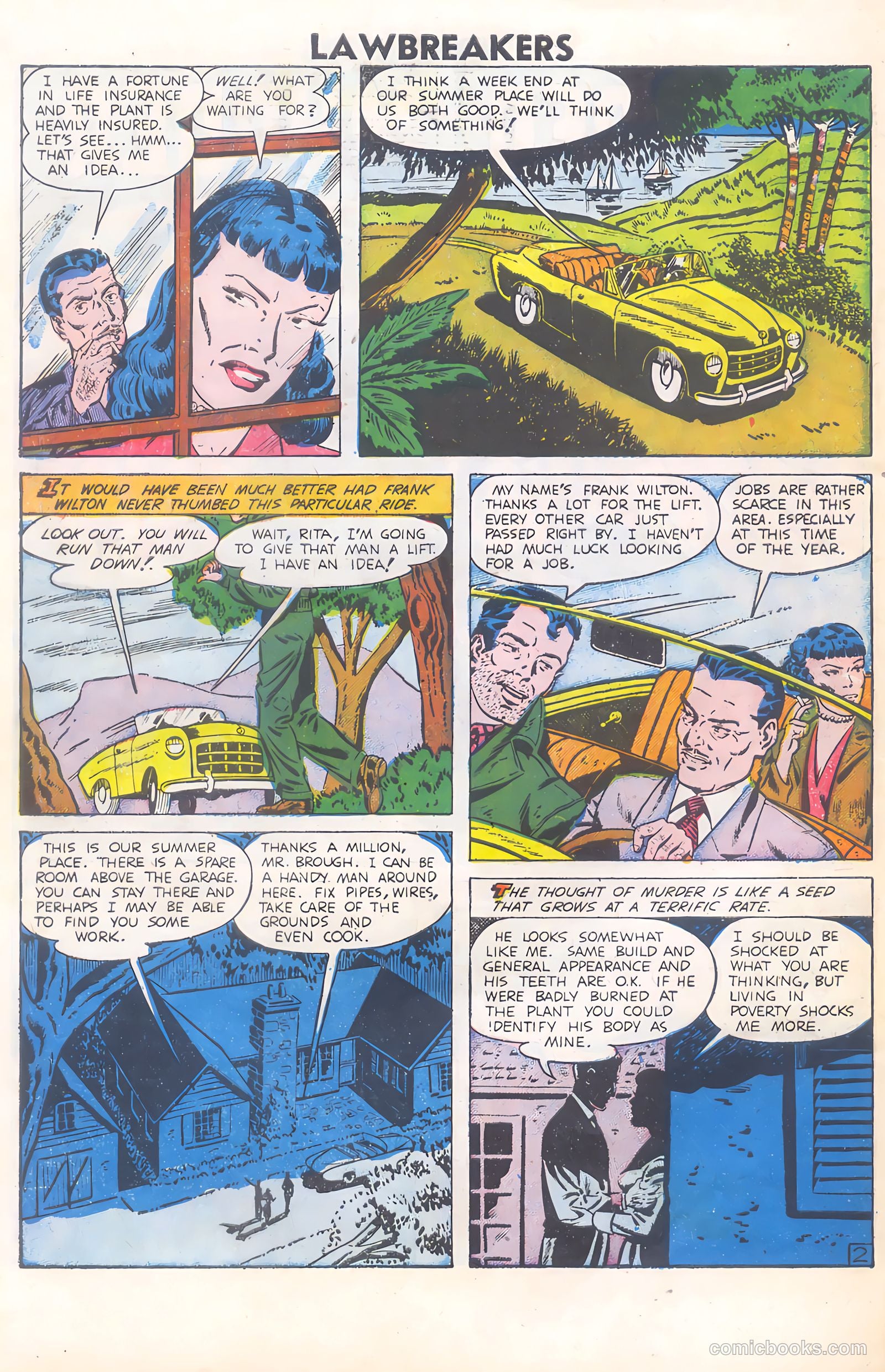 Lawbreakers #8 (1952) — page 30 of 36