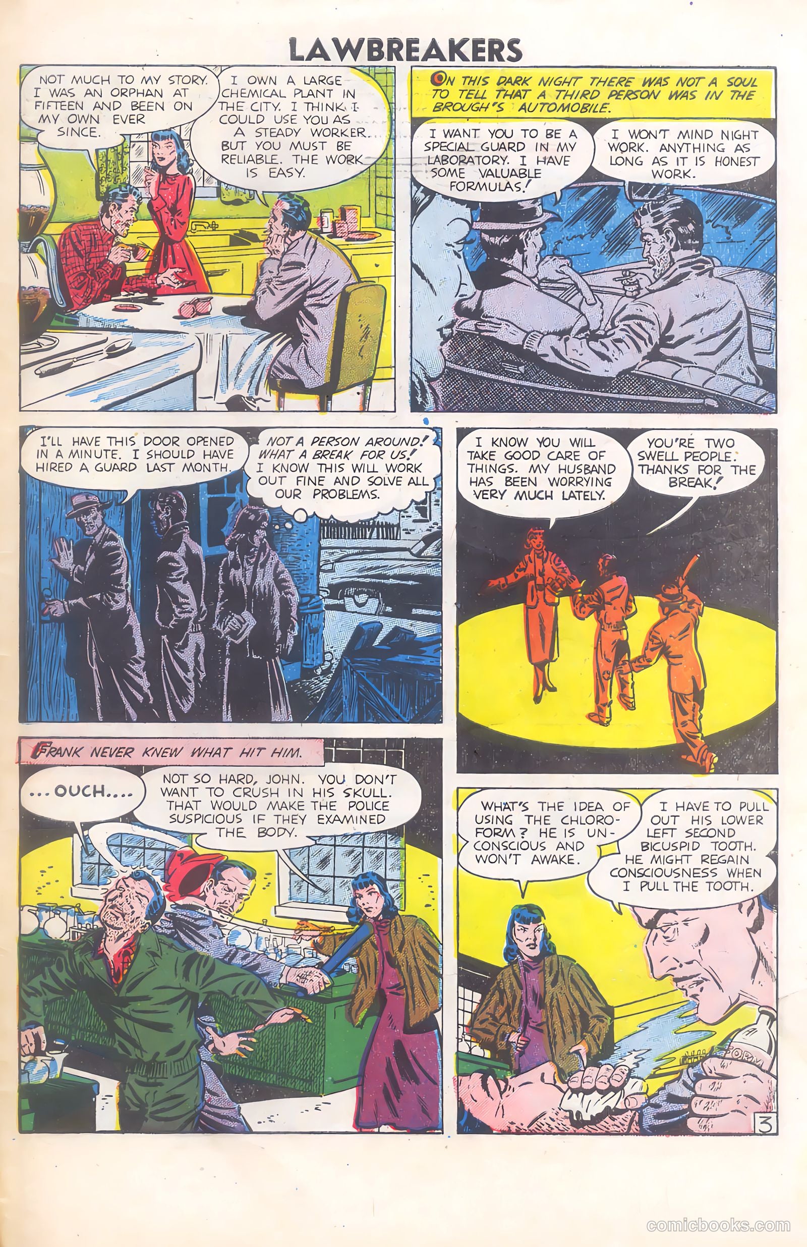 Lawbreakers #8 (1952) — page 31 of 36
