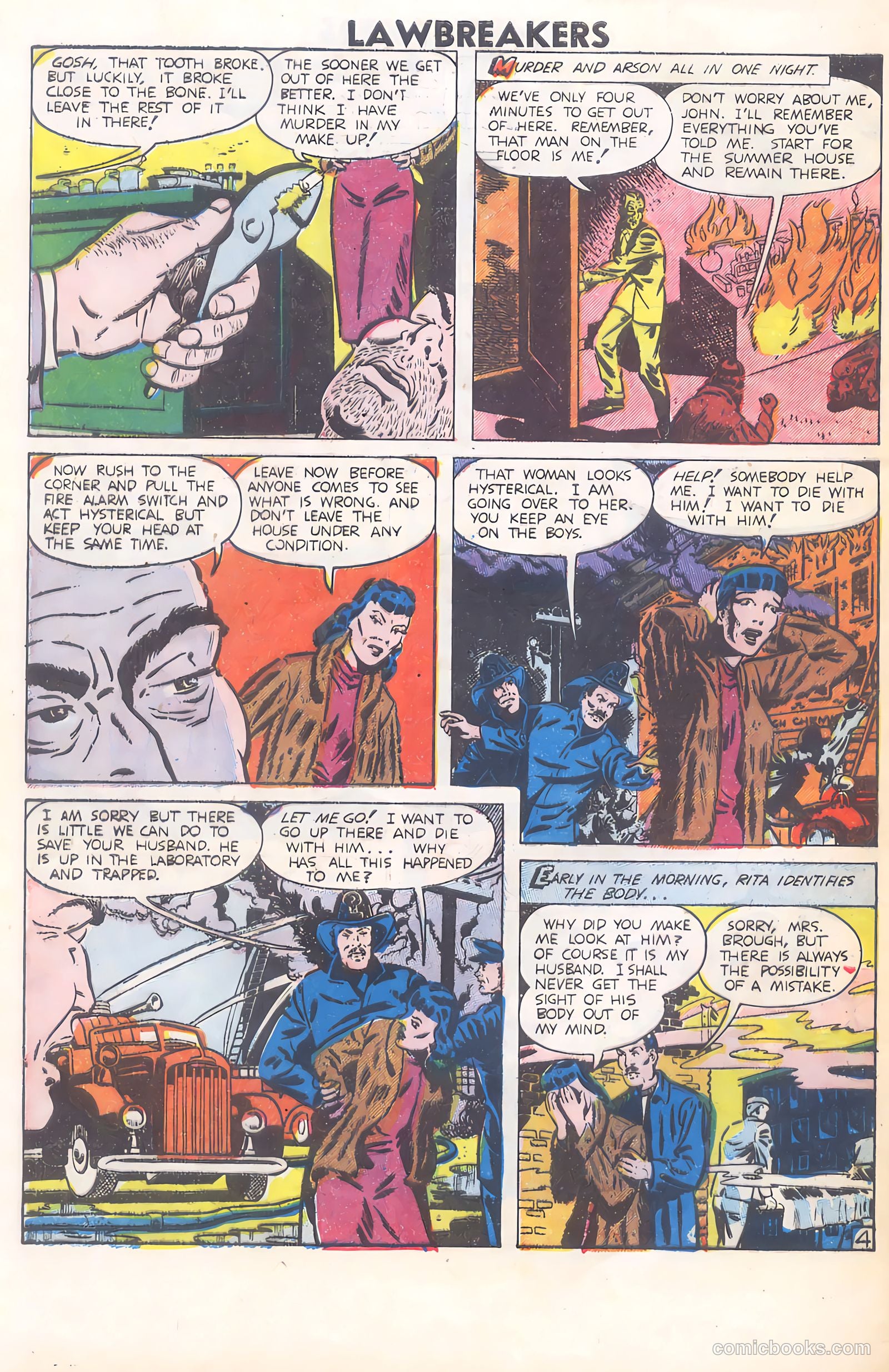Lawbreakers #8 (1952) — page 32 of 36