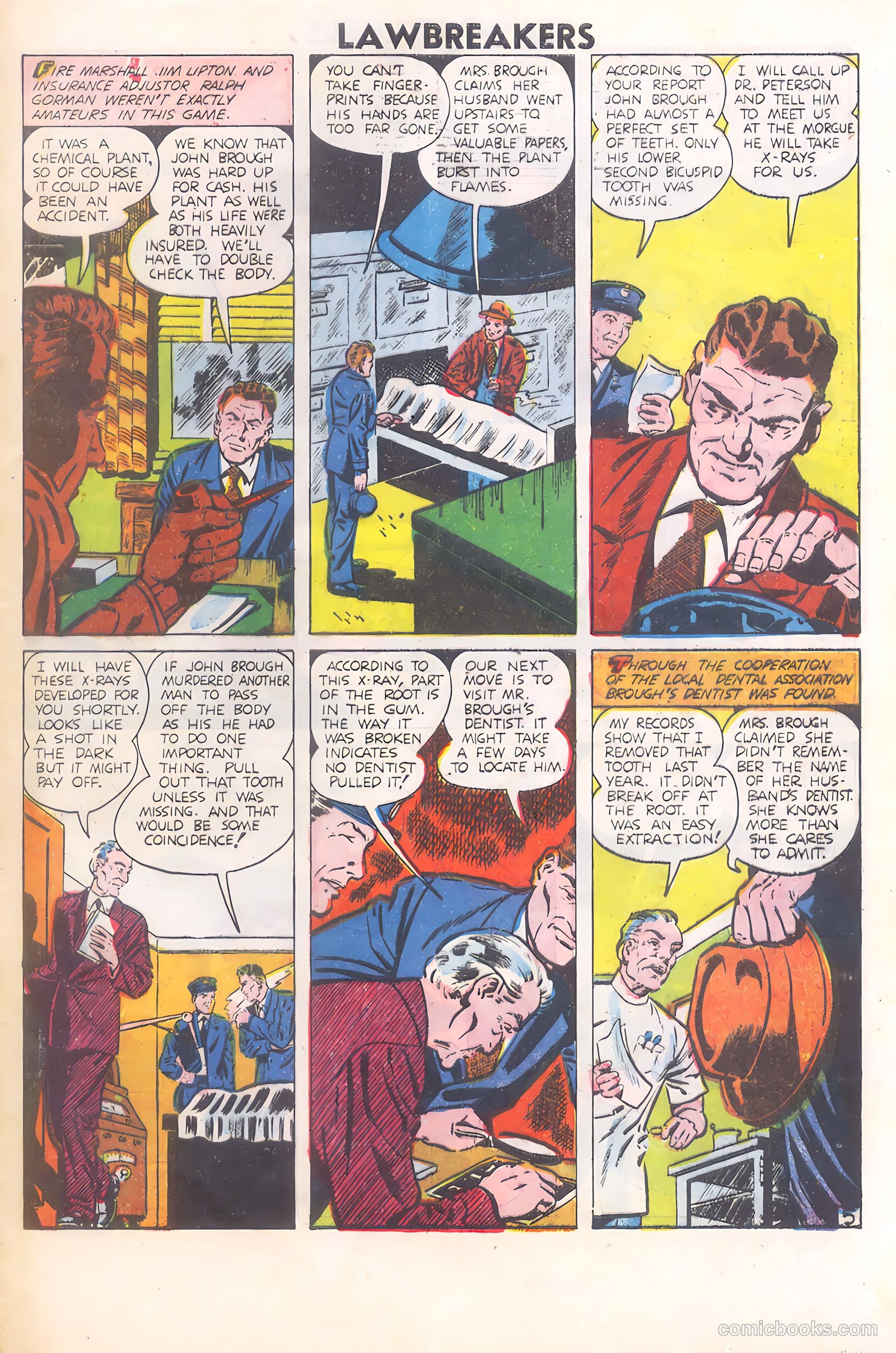 Lawbreakers #8 (1952) — page 33 of 36