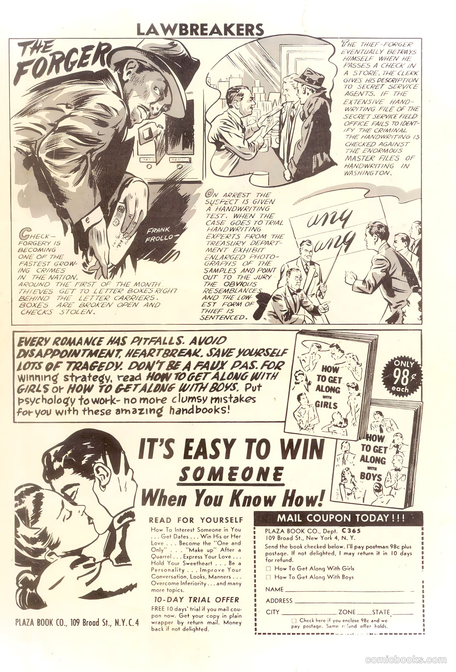Lawbreakers #8 (1952) — page 35 of 36