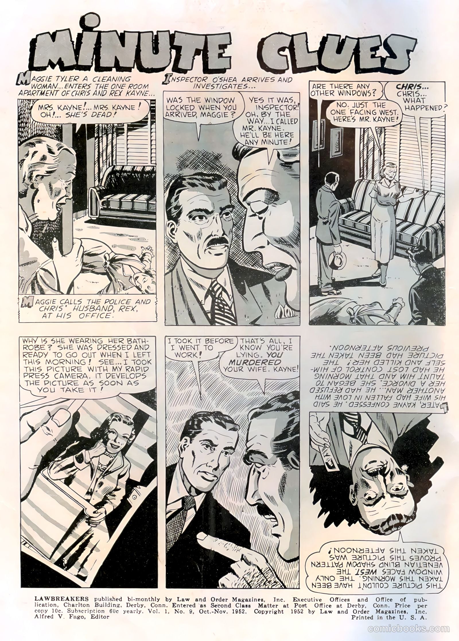 Lawbreakers #9 (1952) — page 2 of 36