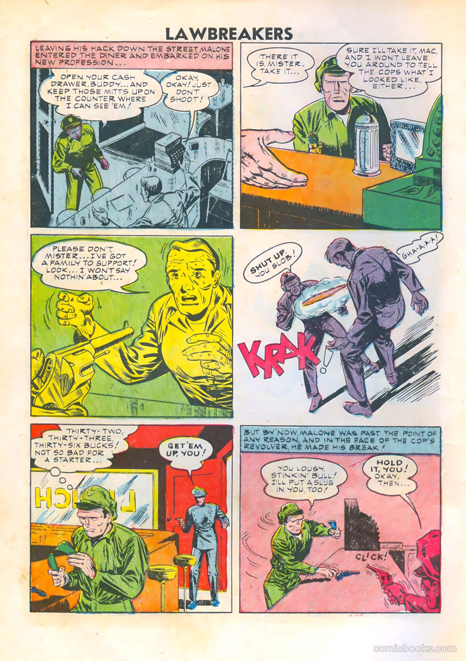 Lawbreakers #9 (1952) — page 6 of 36