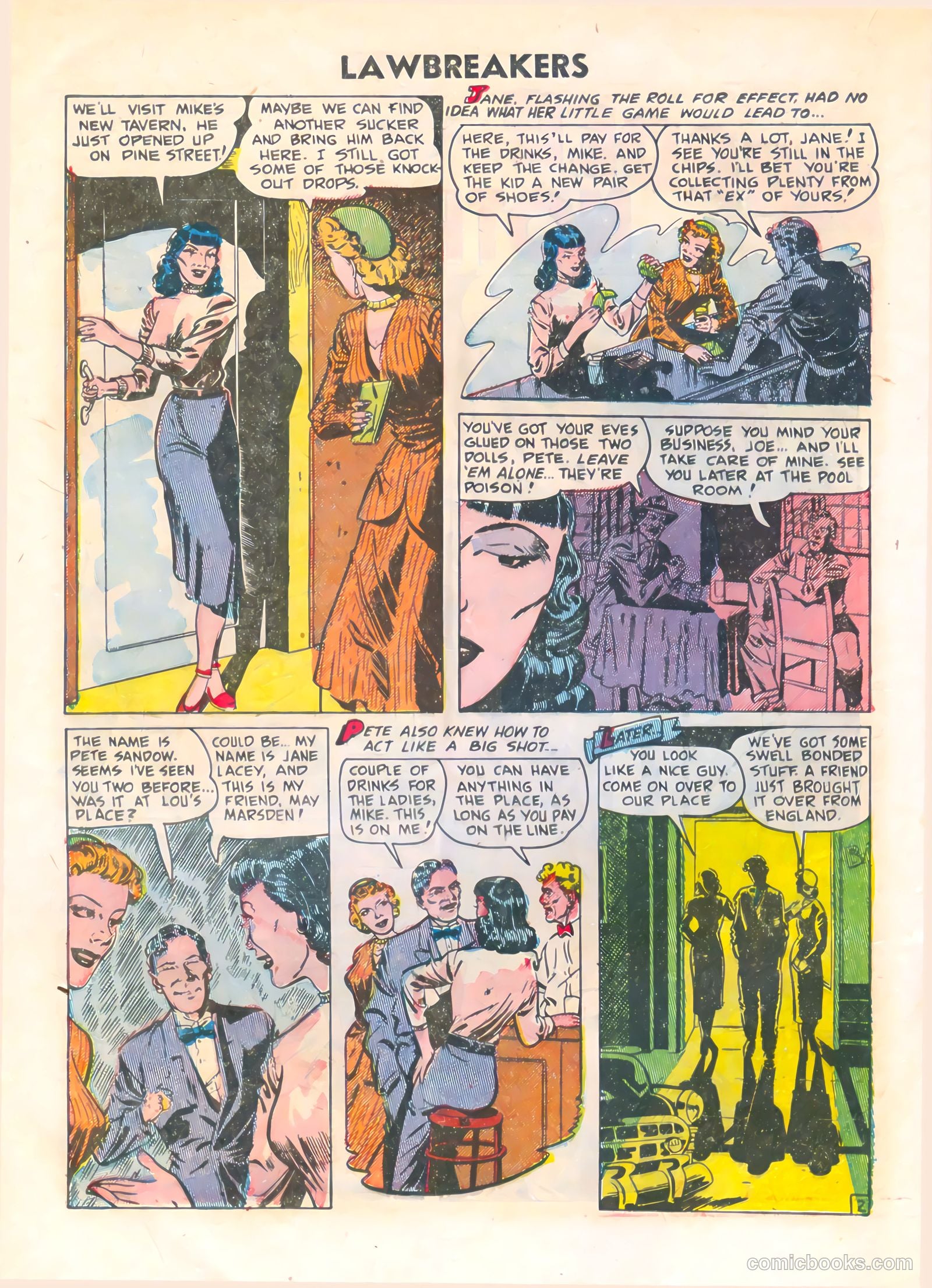 Lawbreakers #9 (1952) — page 20 of 36