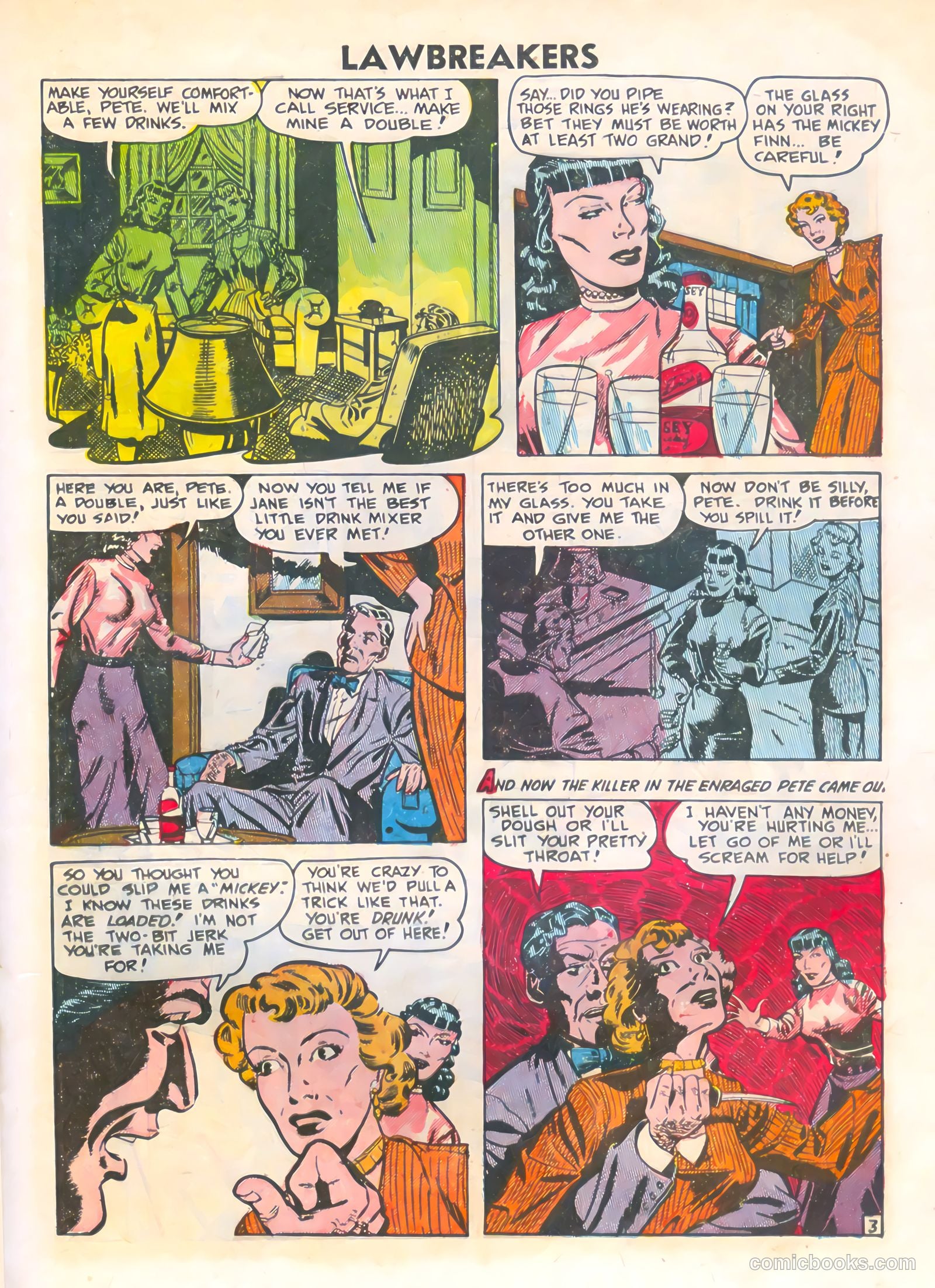 Lawbreakers #9 (1952) — page 21 of 36