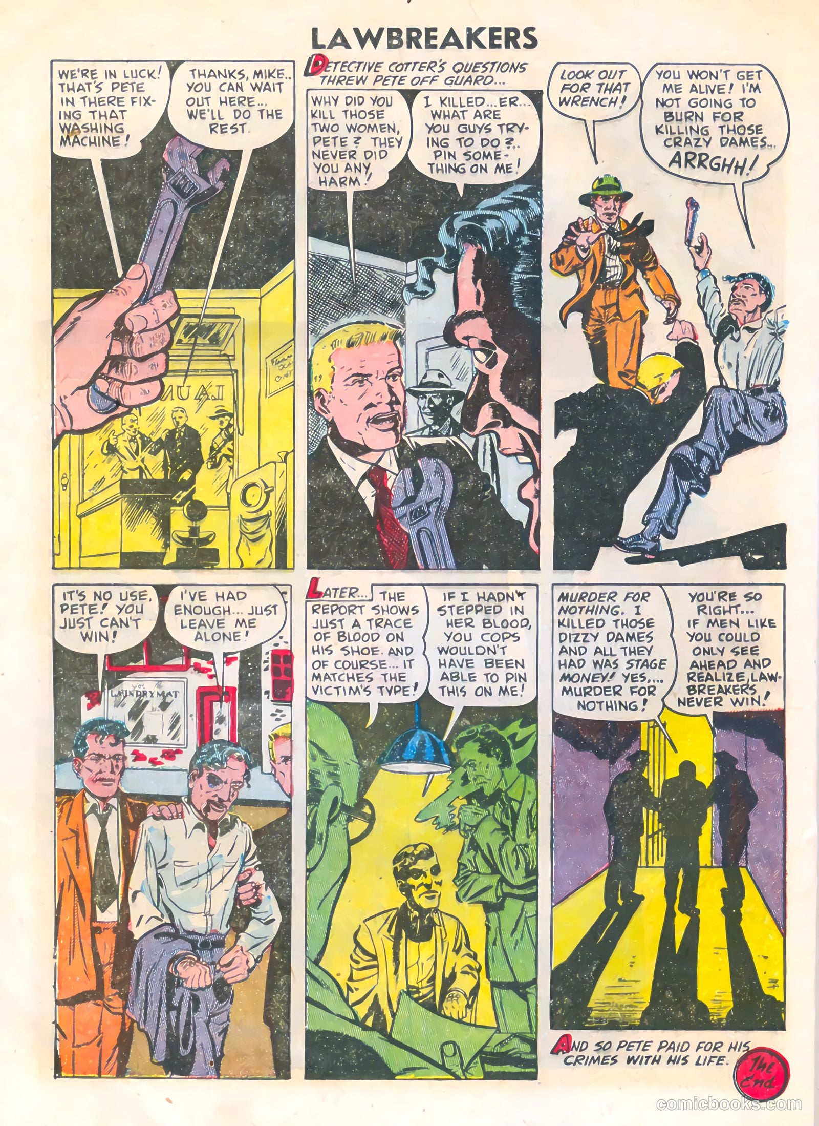 Lawbreakers #9 (1952) — page 24 of 36