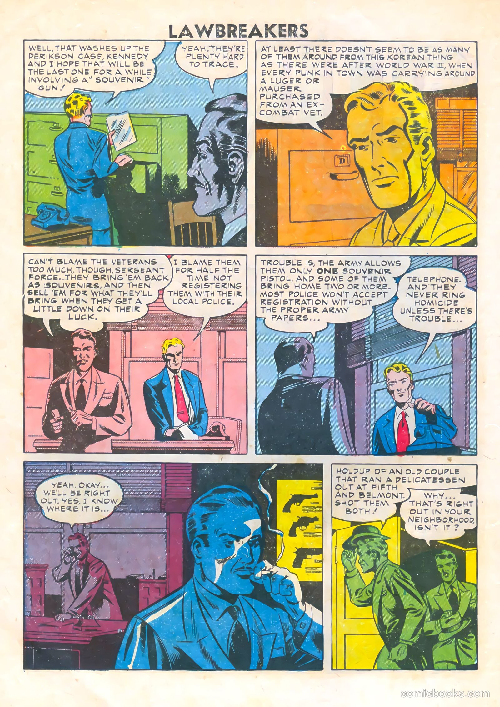 Lawbreakers #9 (1952) — page 26 of 36