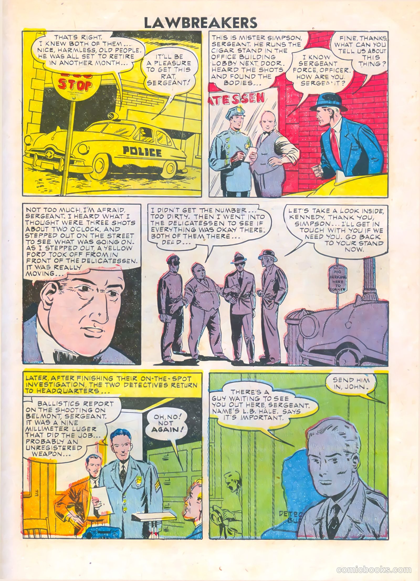 Lawbreakers #9 (1952) — page 27 of 36