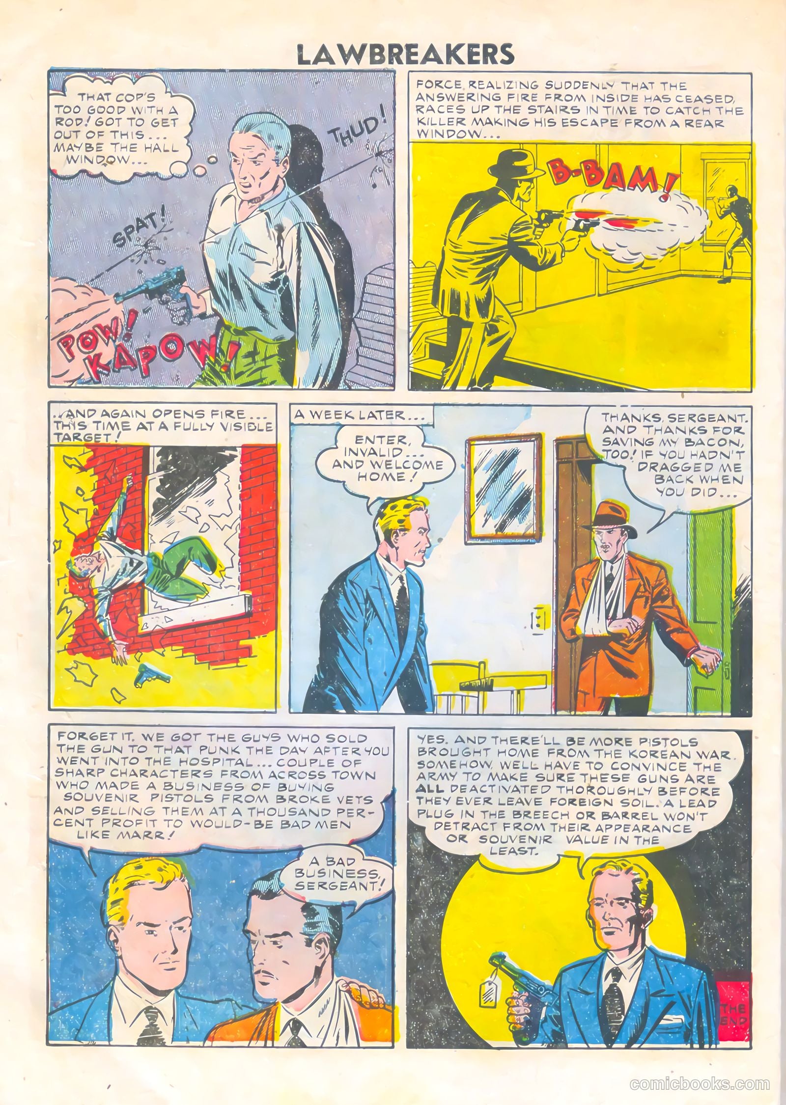 Lawbreakers #9 (1952) — page 30 of 36