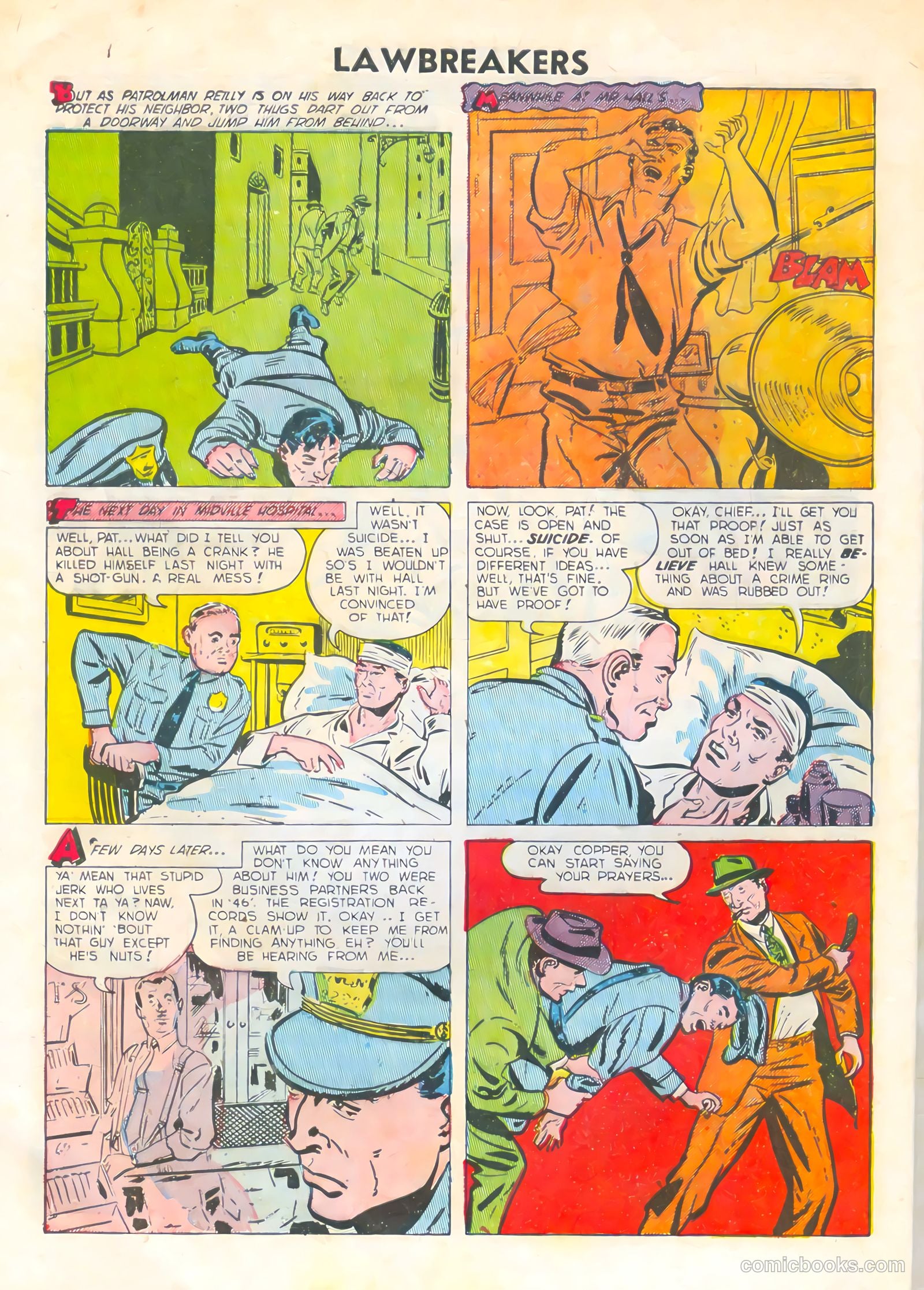 Lawbreakers #9 (1952) — page 32 of 36