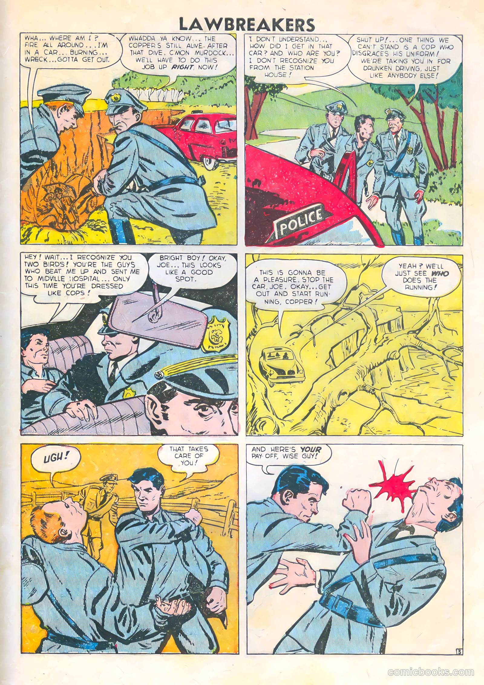 Lawbreakers #9 (1952) — page 33 of 36