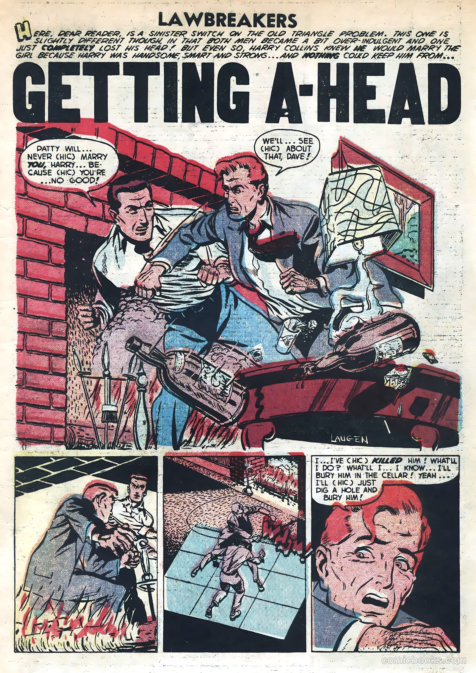 Lawbreakers Suspense Stories #10 (1953) — page 3 of 36