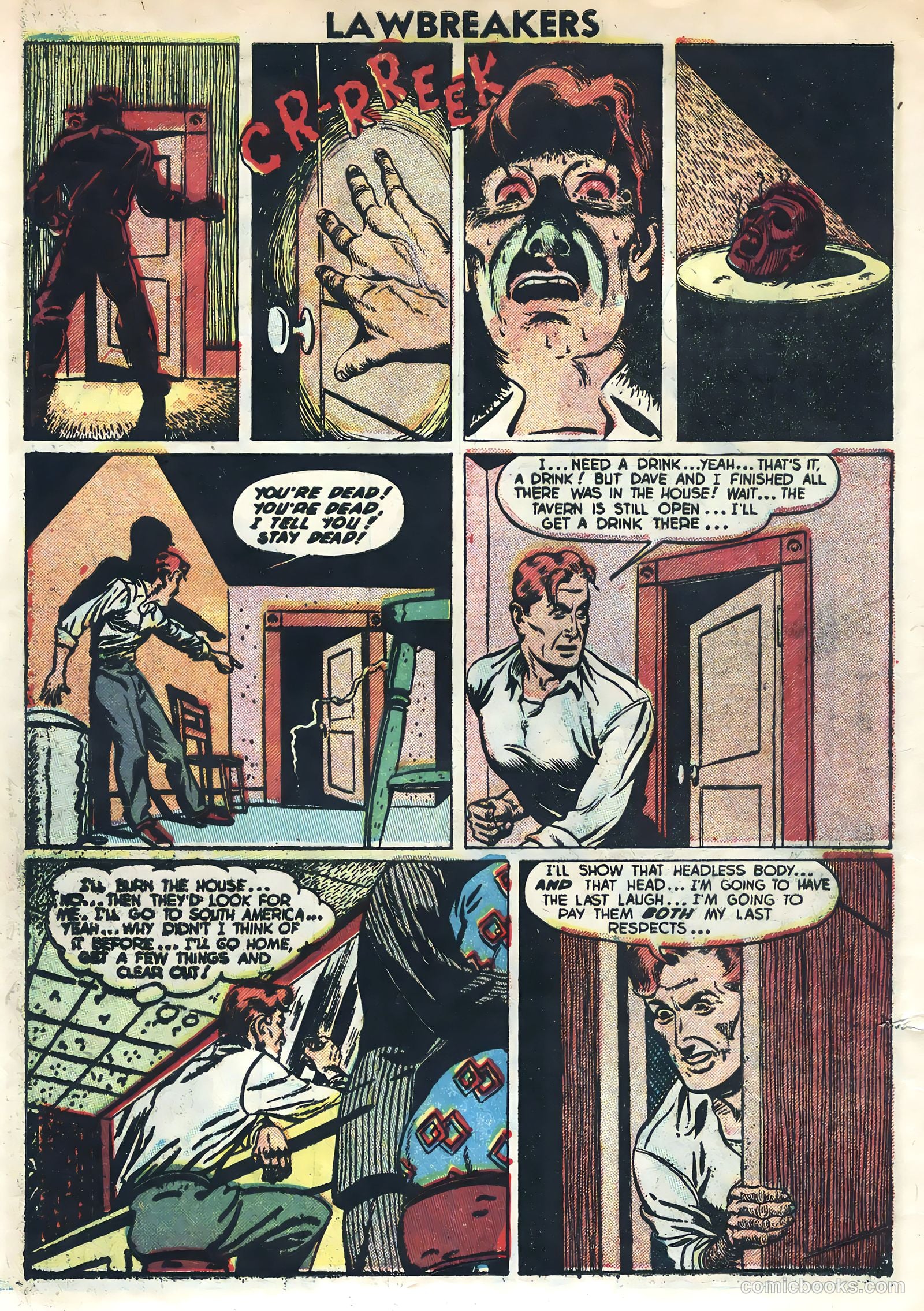 Lawbreakers Suspense Stories #10 (1953) — page 8 of 36