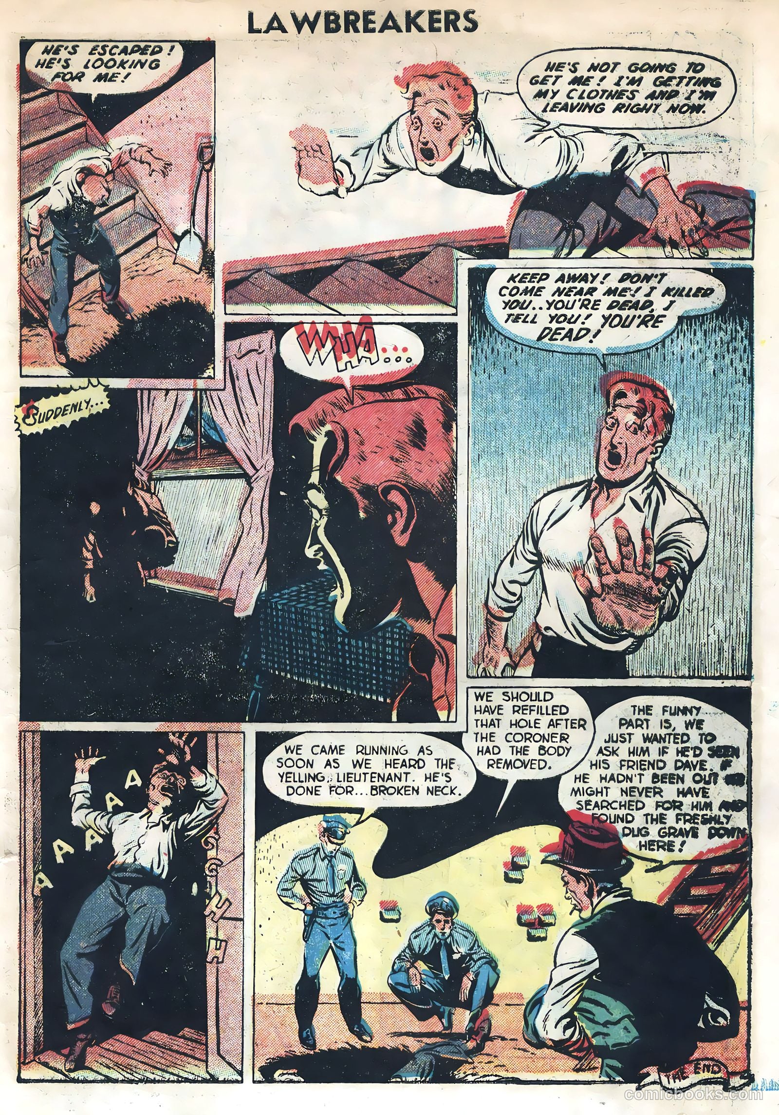 Lawbreakers Suspense Stories #10 (1953) — page 9 of 36