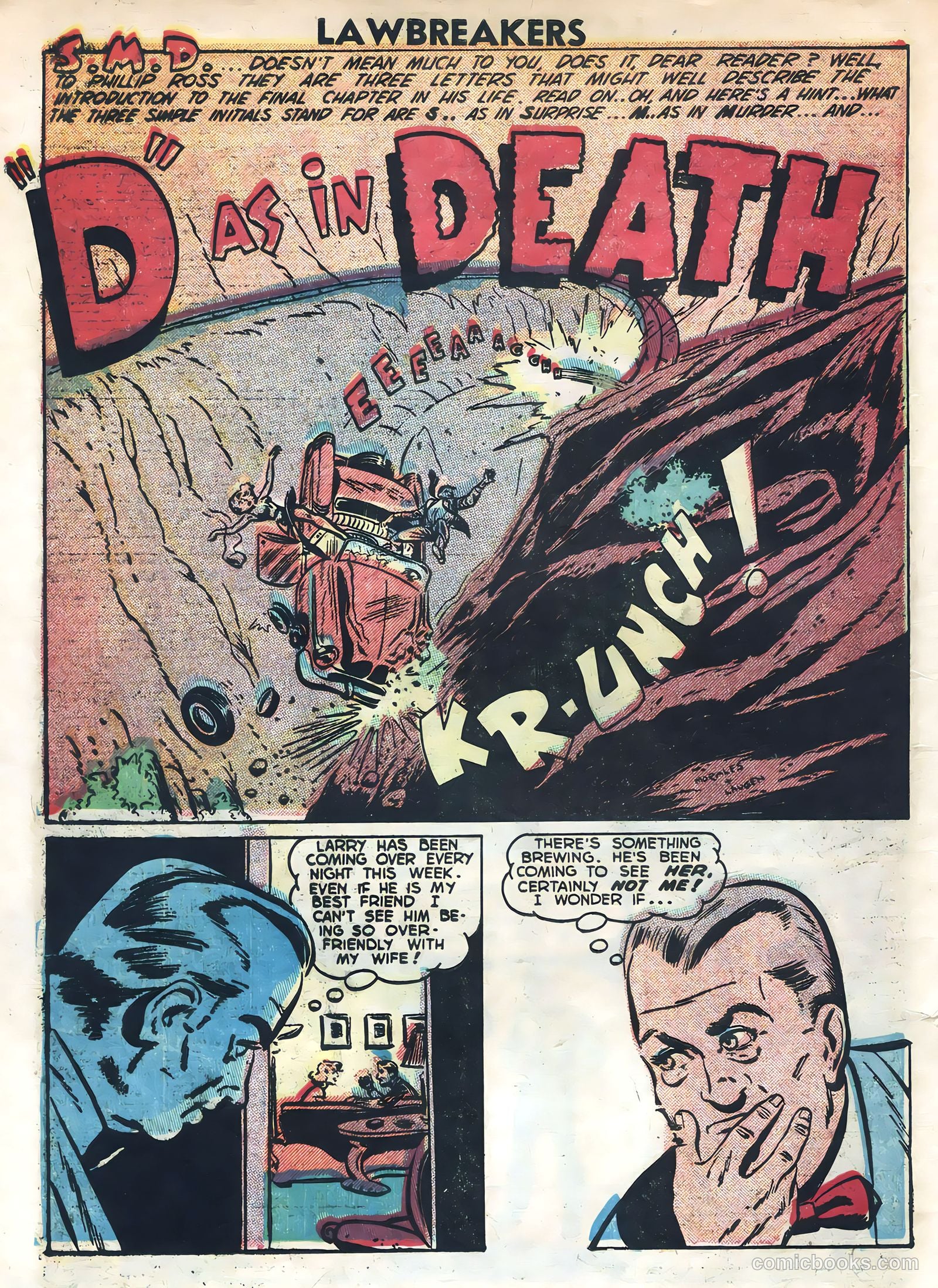 Lawbreakers Suspense Stories #10 (1953) — page 10 of 36