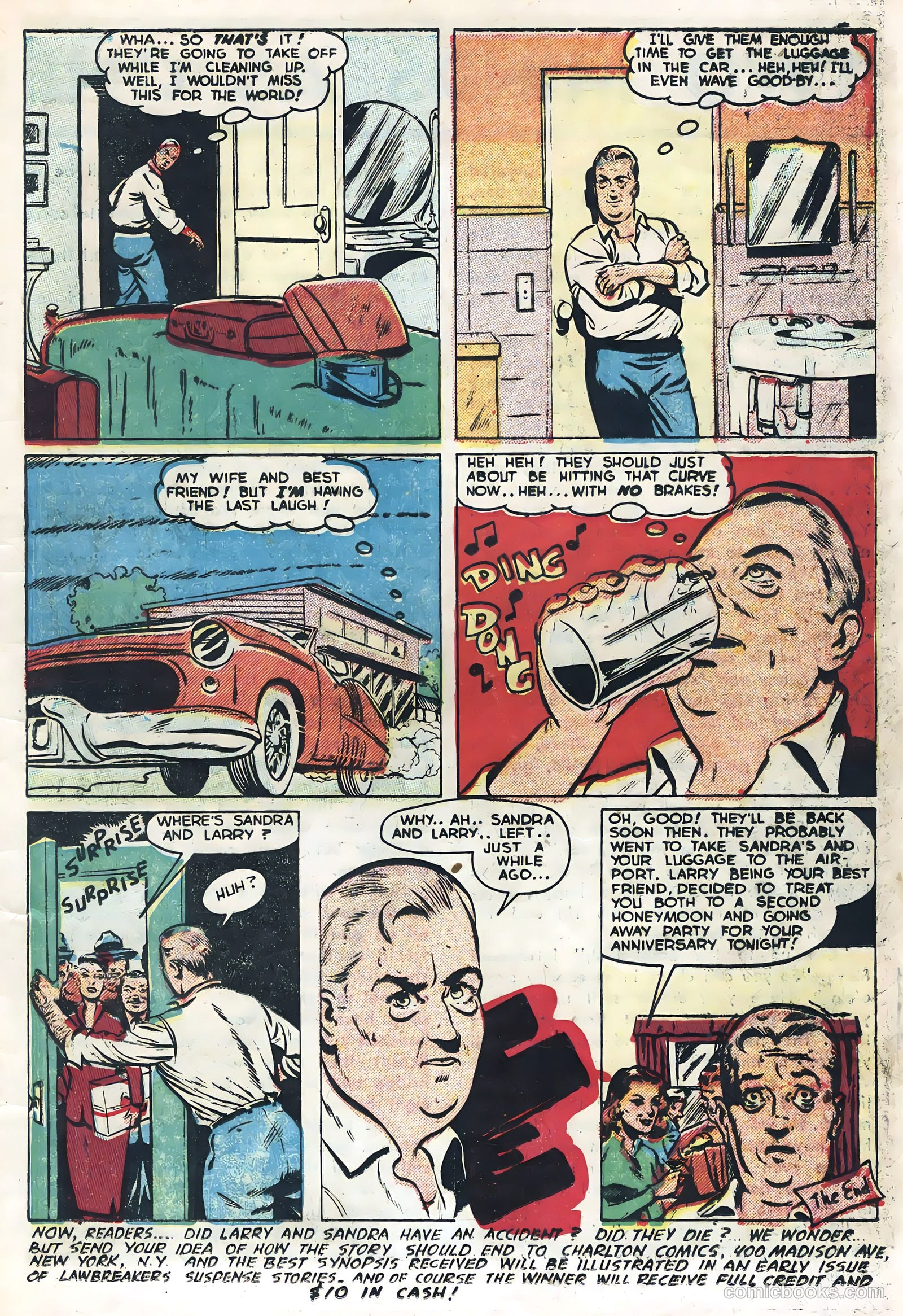 Lawbreakers Suspense Stories #10 (1953) — page 13 of 36