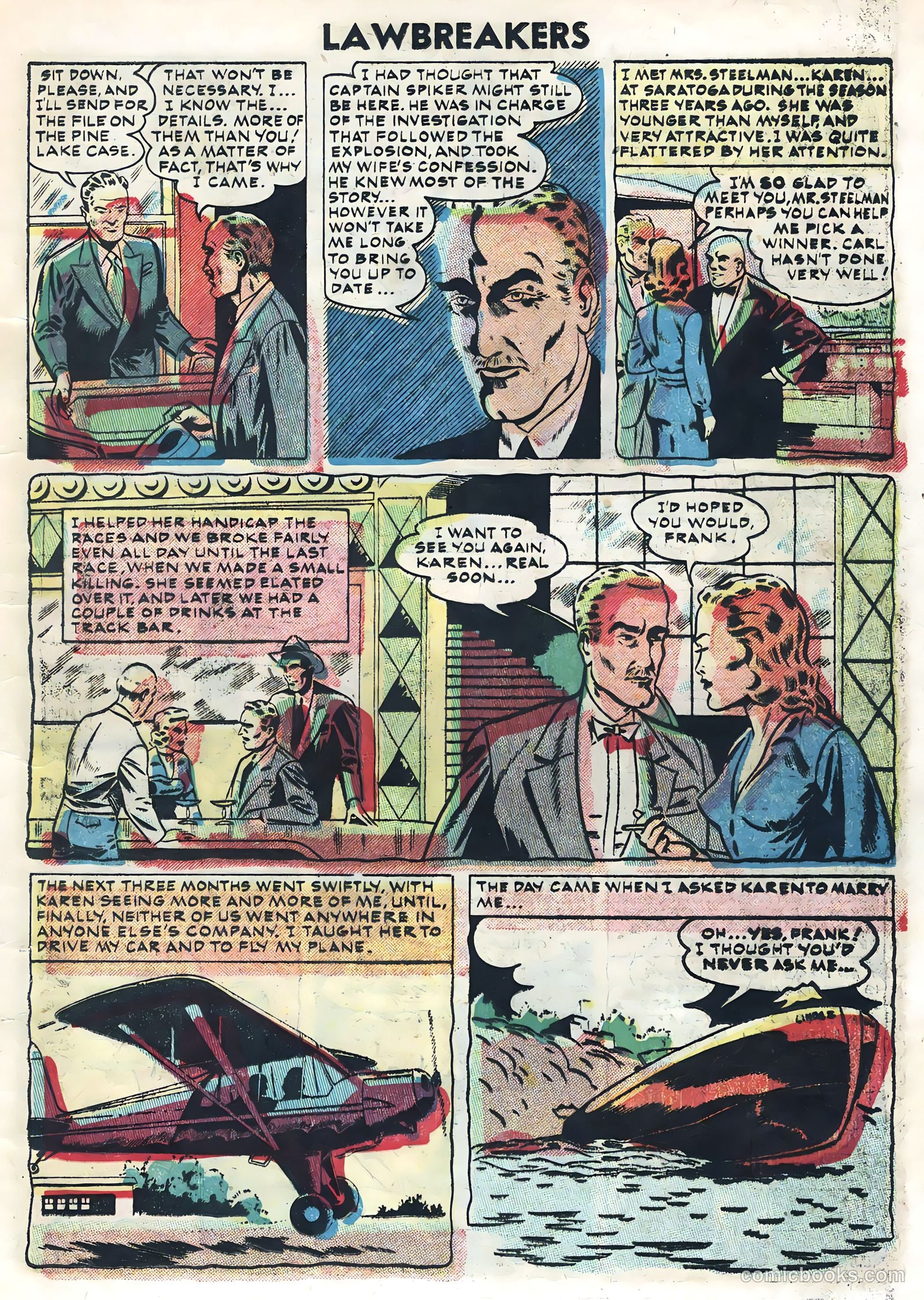 Lawbreakers Suspense Stories #10 (1953) — page 17 of 36