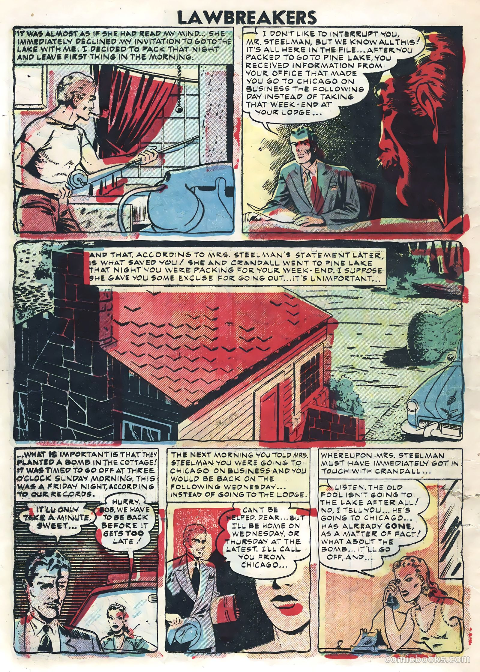 Lawbreakers Suspense Stories #10 (1953) — page 20 of 36