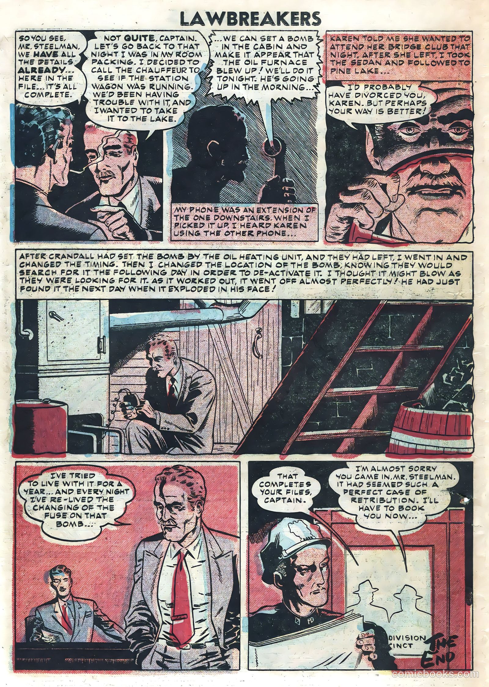 Lawbreakers Suspense Stories #10 (1953) — page 22 of 36