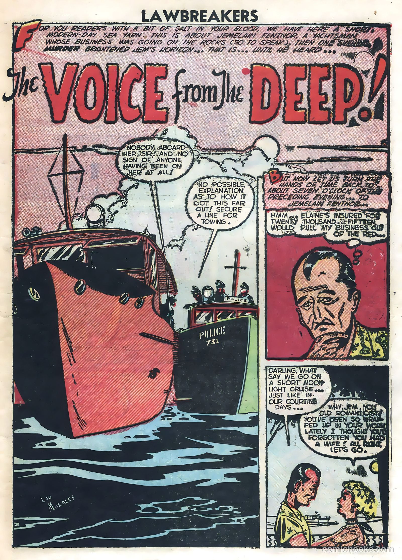 Lawbreakers Suspense Stories #10 (1953) — page 23 of 36