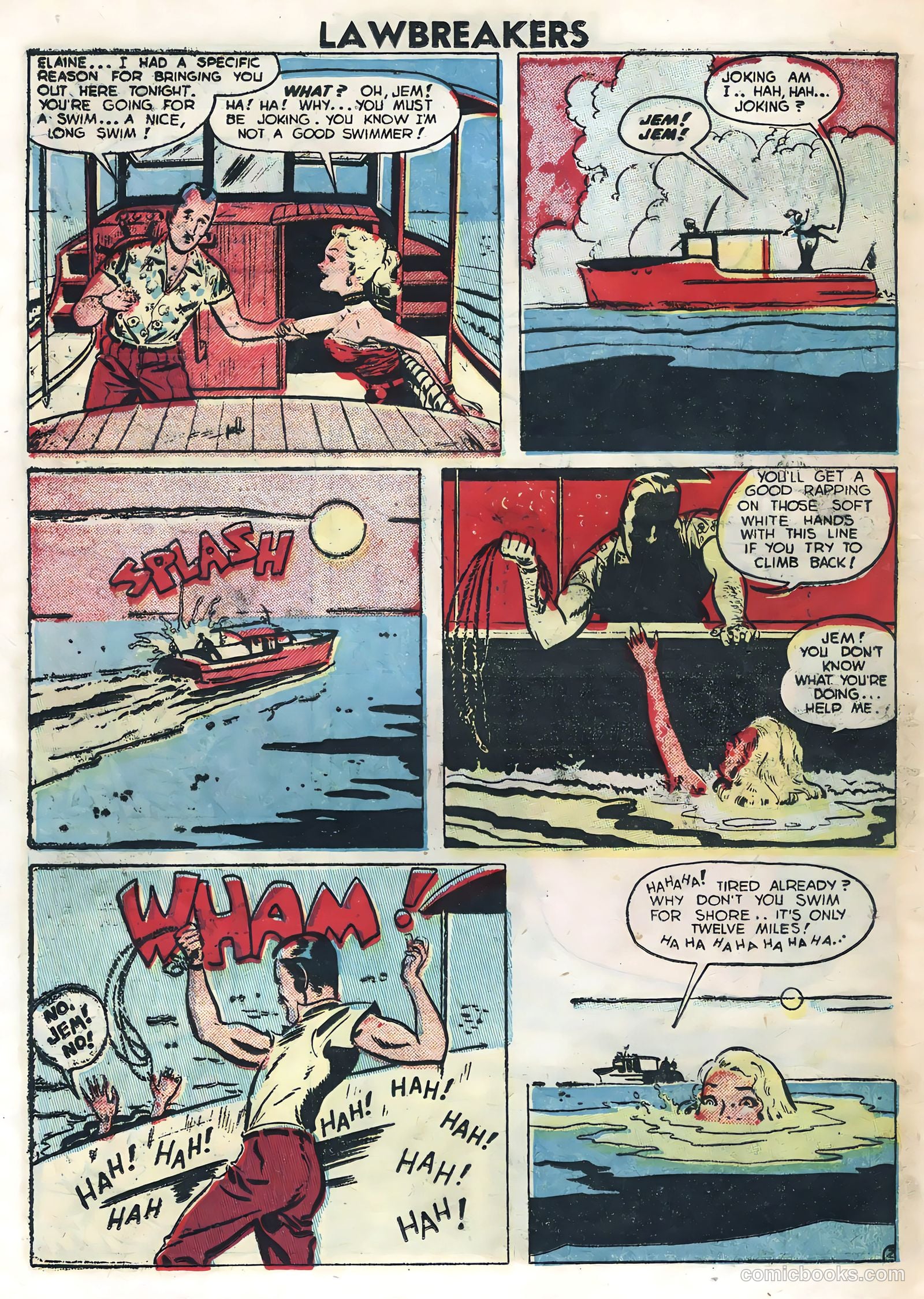 Lawbreakers Suspense Stories #10 (1953) — page 24 of 36