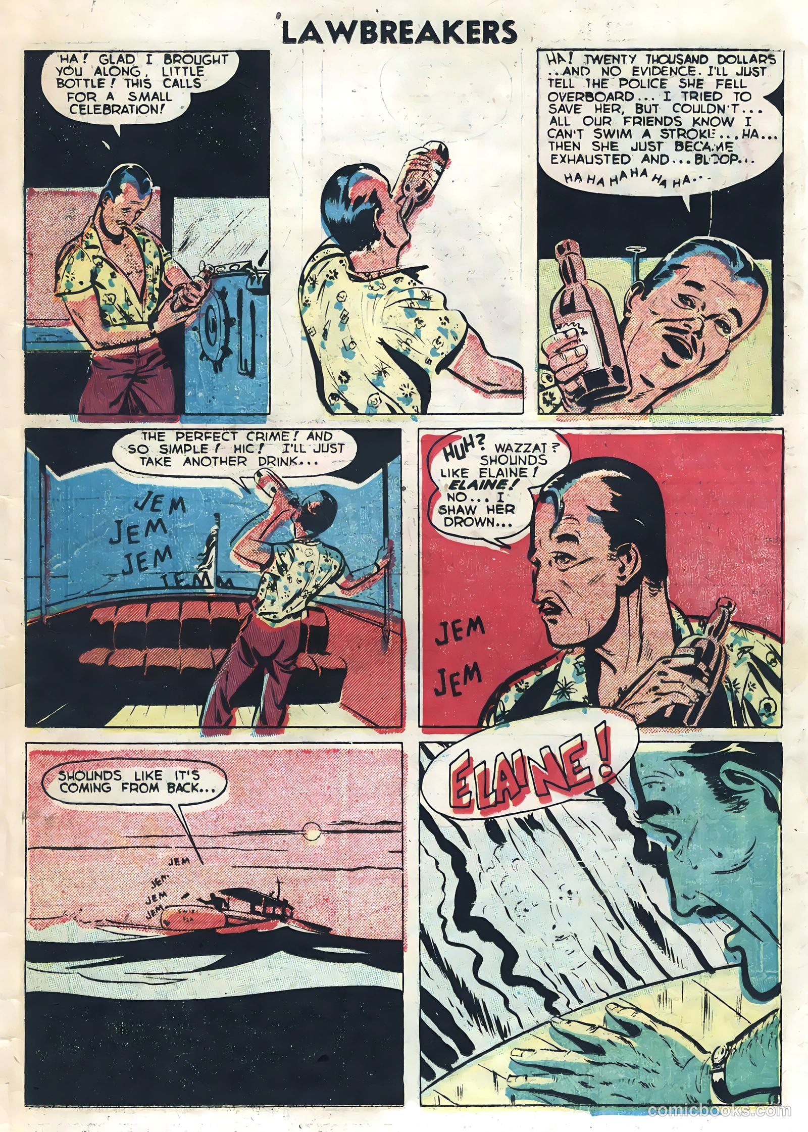 Lawbreakers Suspense Stories #10 (1953) — page 25 of 36
