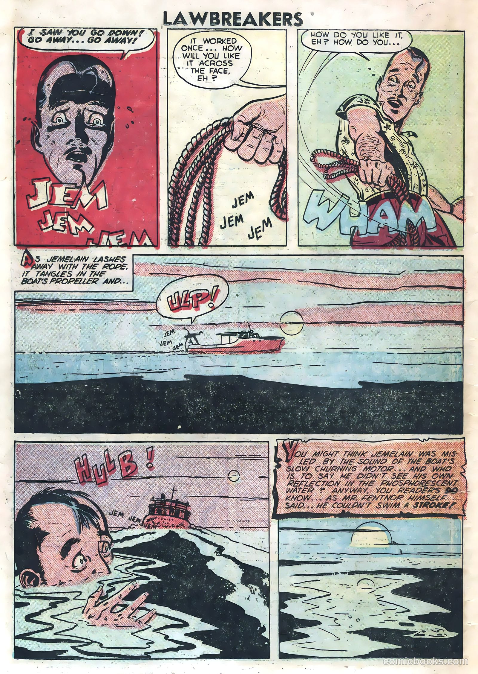 Lawbreakers Suspense Stories #10 (1953) — page 26 of 36
