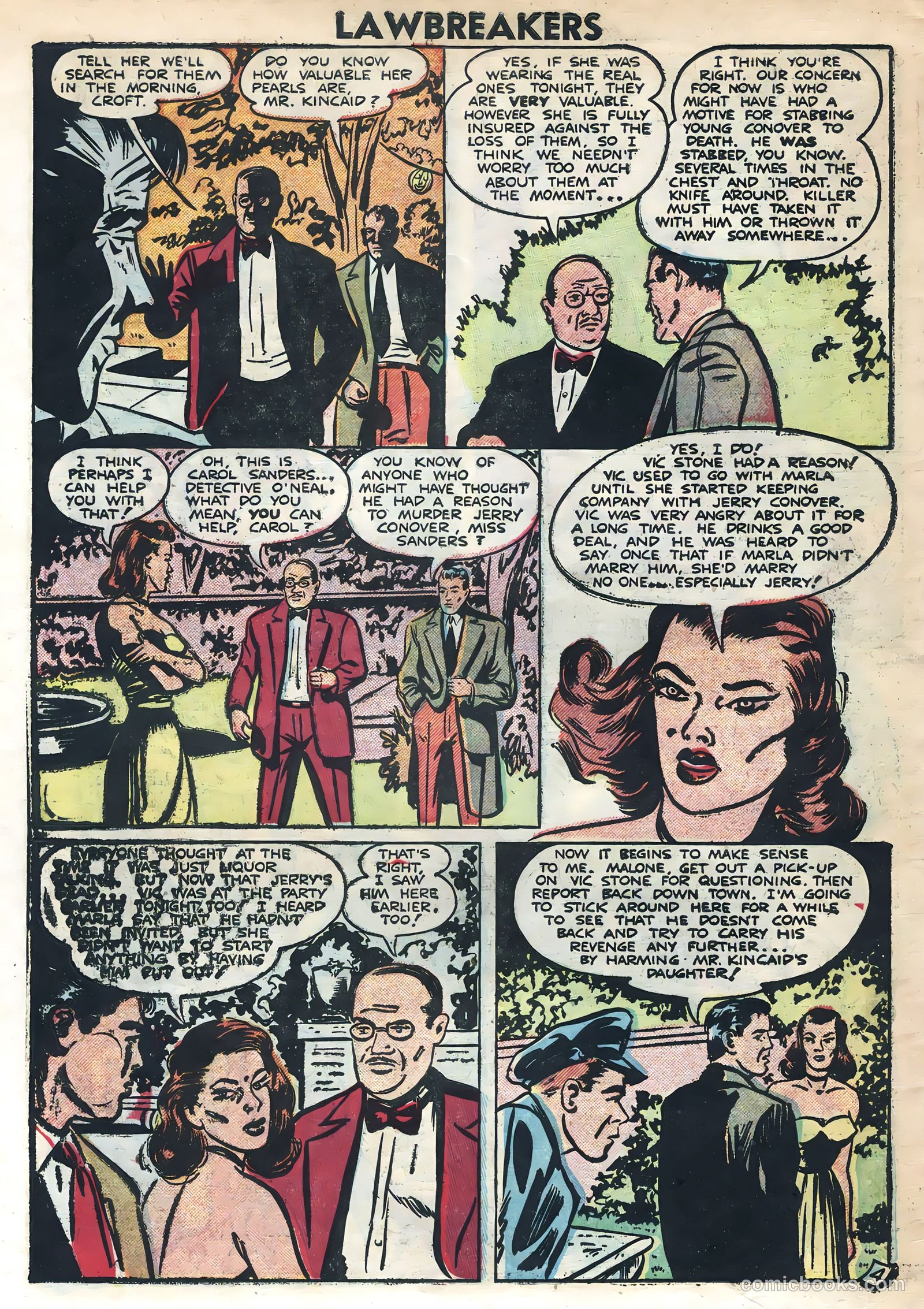Lawbreakers Suspense Stories #10 (1953) — page 30 of 36