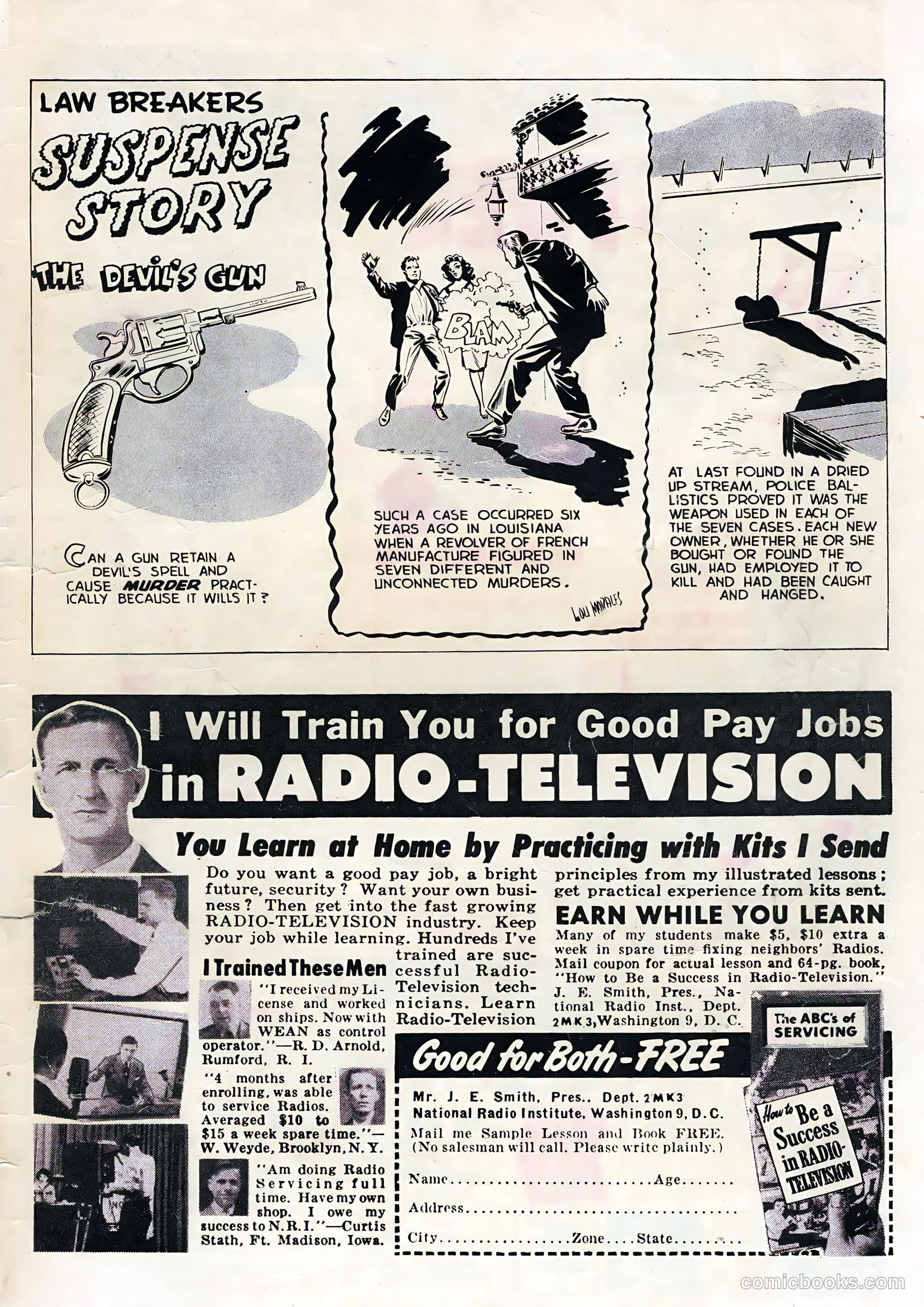 Lawbreakers Suspense Stories #10 (1953) — page 35 of 36
