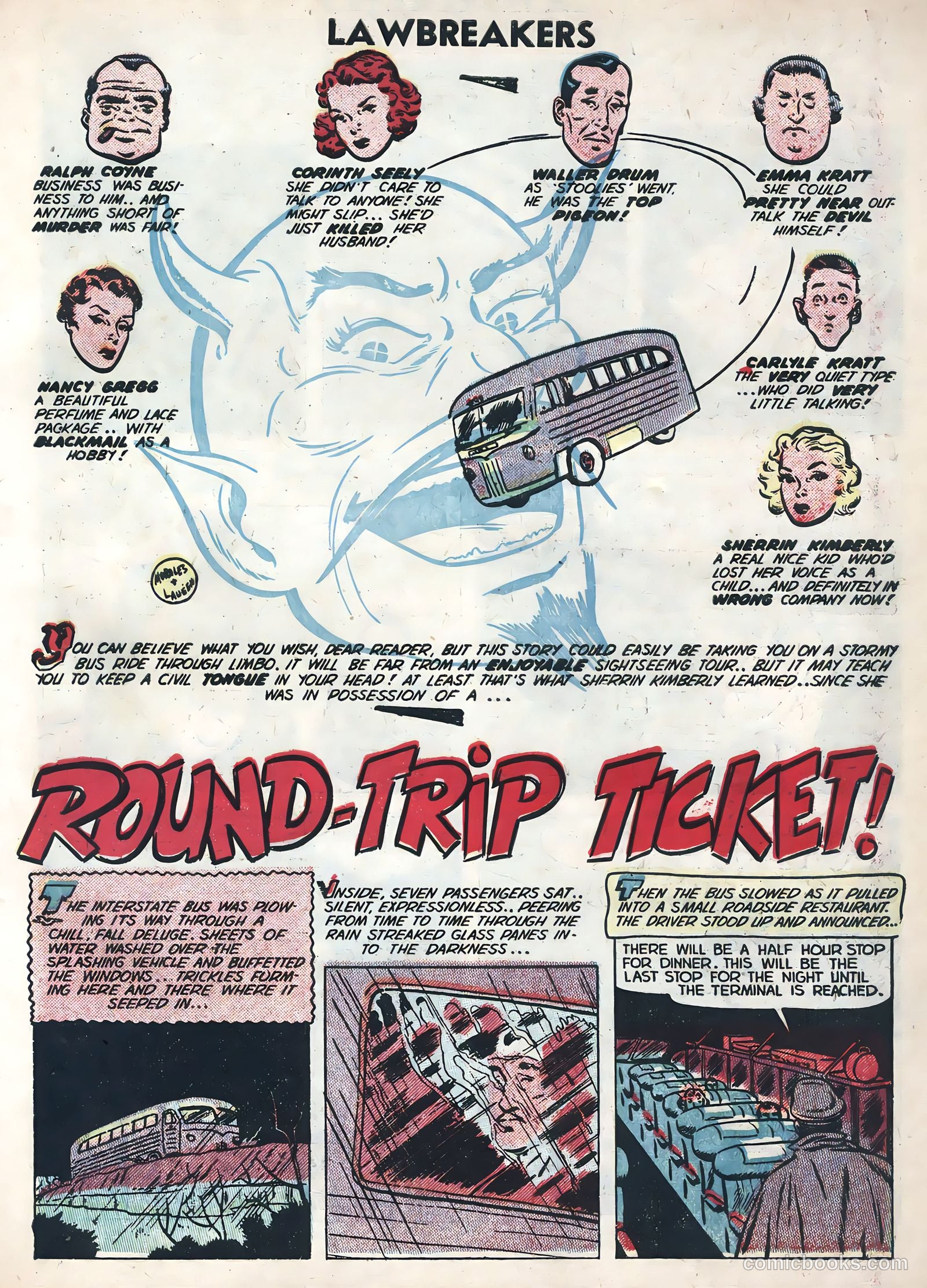 Lawbreakers Suspense Stories #11 (1953) — page 3 of 36